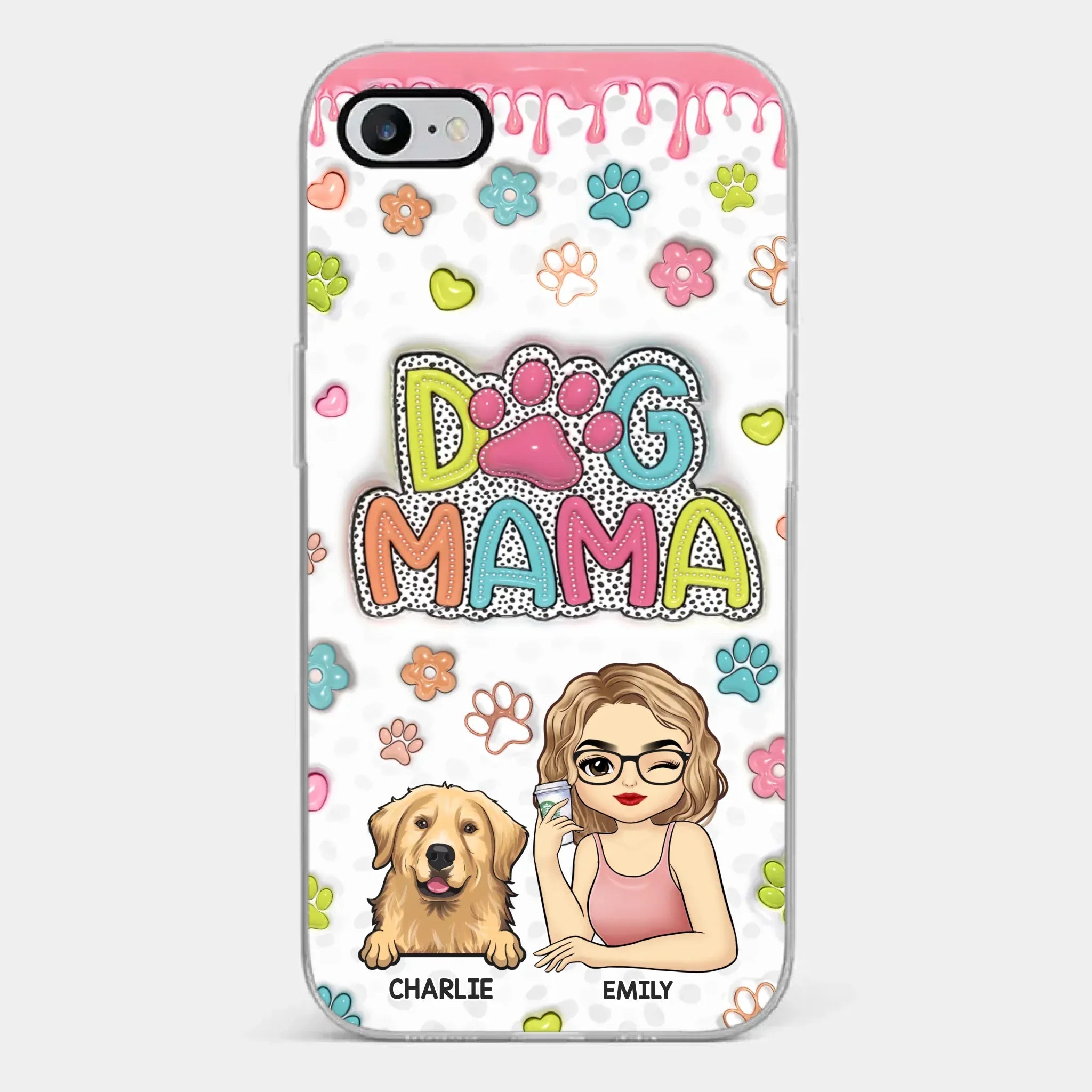 My Fur Babies Have Paws And Tails - Dog & Cat Personalized Custom 3D Inflated Effect Printed Clear Phone Case - Christmas Gift For Pet Owners, Pet Lovers