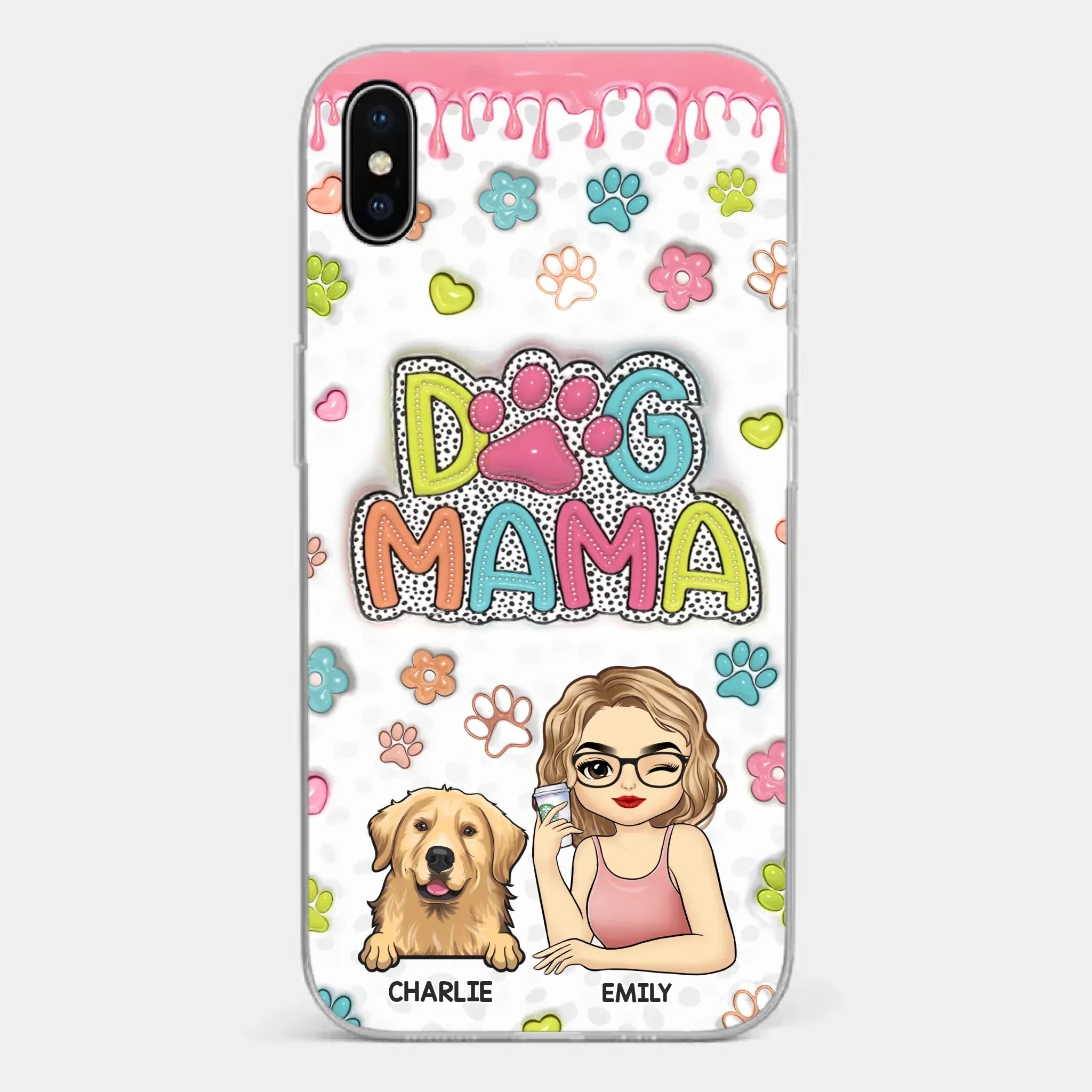 My Fur Babies Have Paws And Tails - Dog & Cat Personalized Custom 3D Inflated Effect Printed Clear Phone Case - Christmas Gift For Pet Owners, Pet Lovers