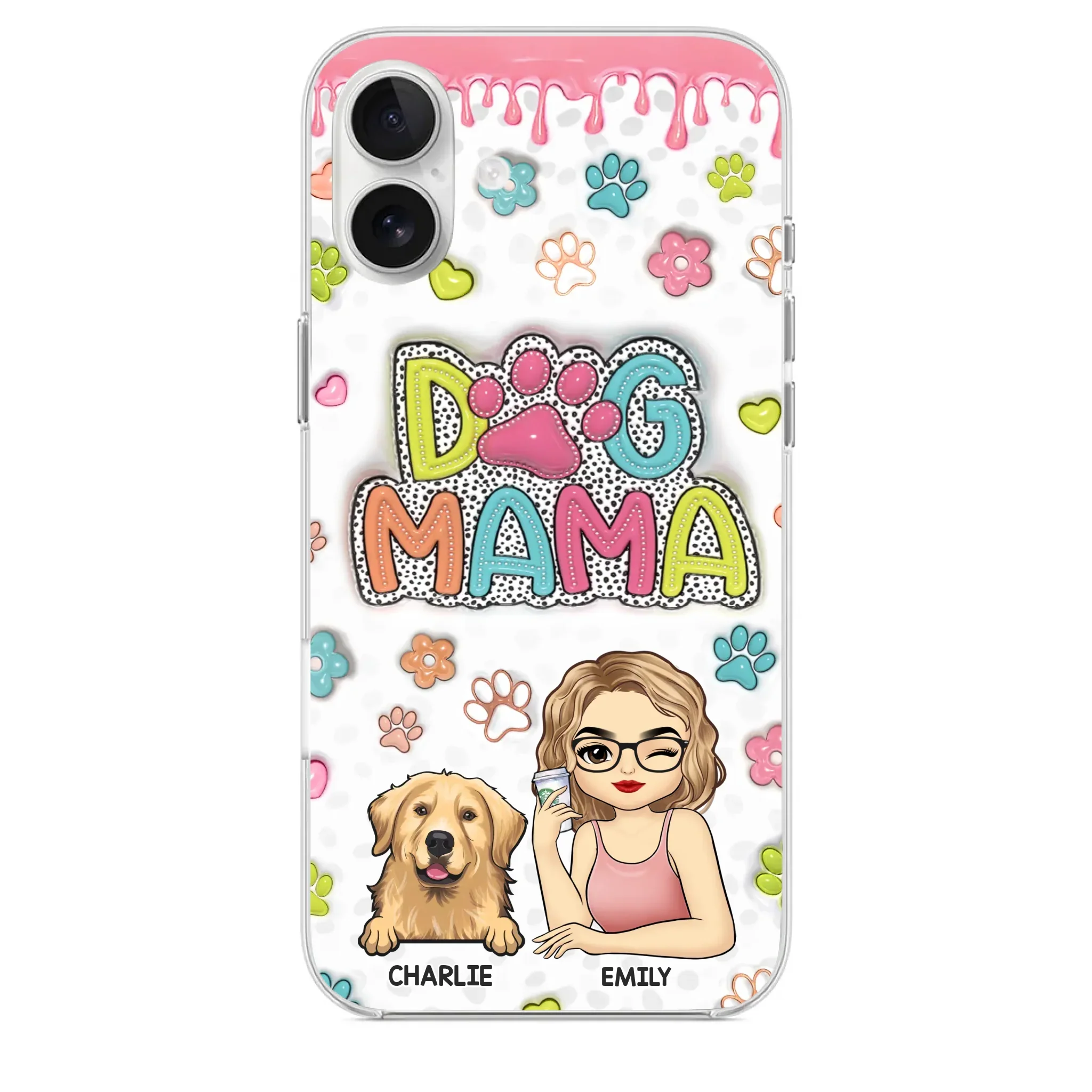 My Fur Babies Have Paws And Tails - Dog & Cat Personalized Custom 3D Inflated Effect Printed Clear Phone Case - Christmas Gift For Pet Owners, Pet Lovers