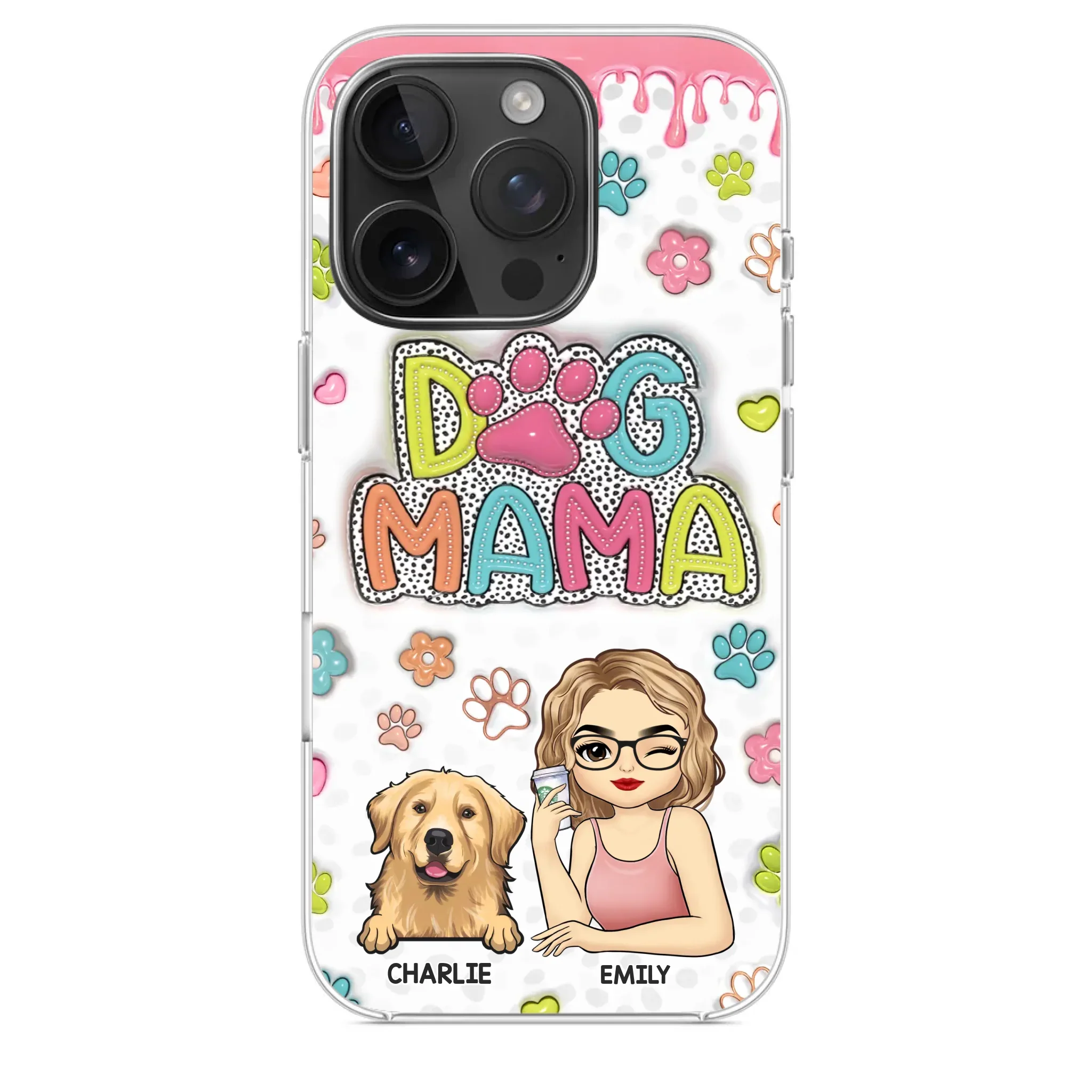 My Fur Babies Have Paws And Tails - Dog & Cat Personalized Custom 3D Inflated Effect Printed Clear Phone Case - Christmas Gift For Pet Owners, Pet Lovers