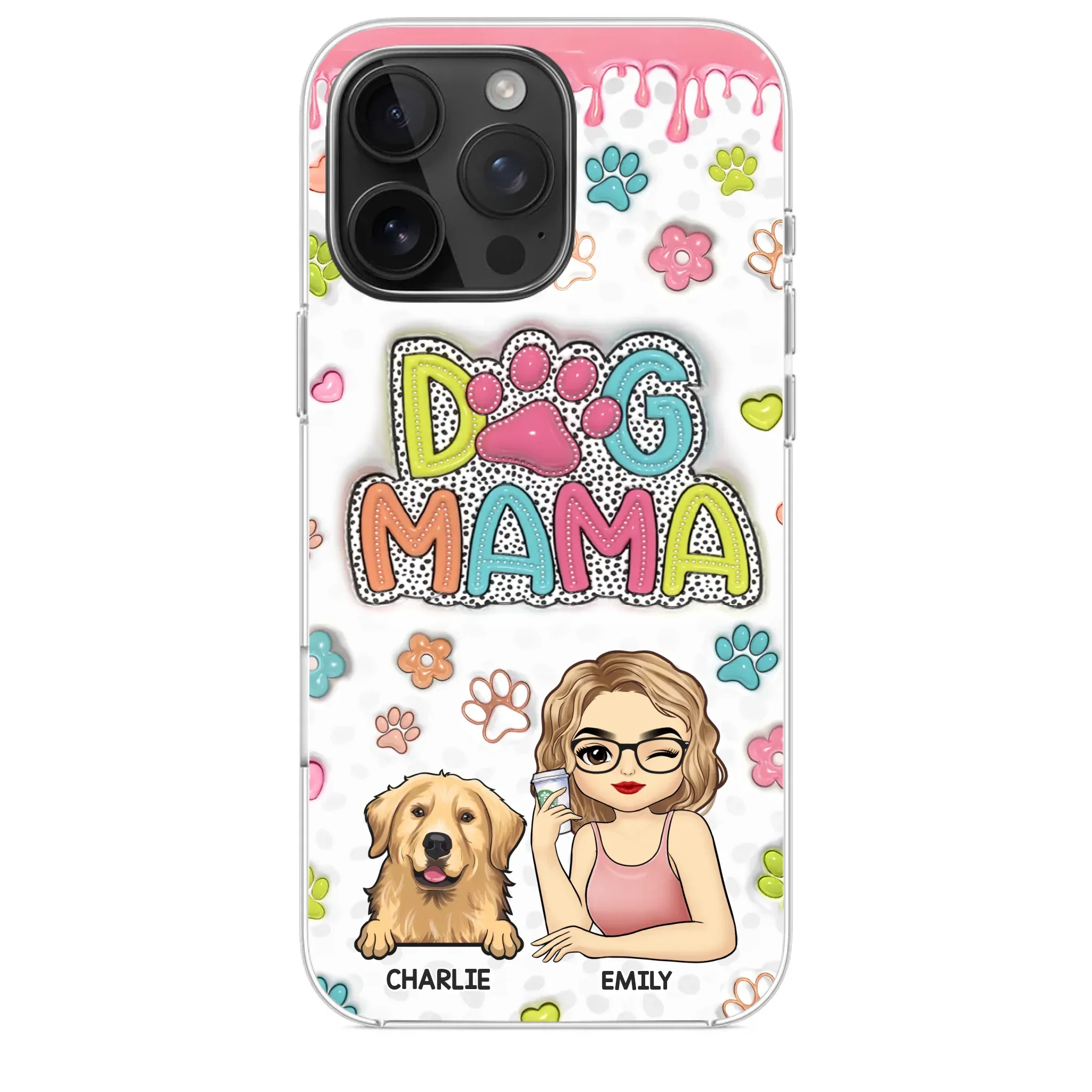 My Fur Babies Have Paws And Tails - Dog & Cat Personalized Custom 3D Inflated Effect Printed Clear Phone Case - Christmas Gift For Pet Owners, Pet Lovers