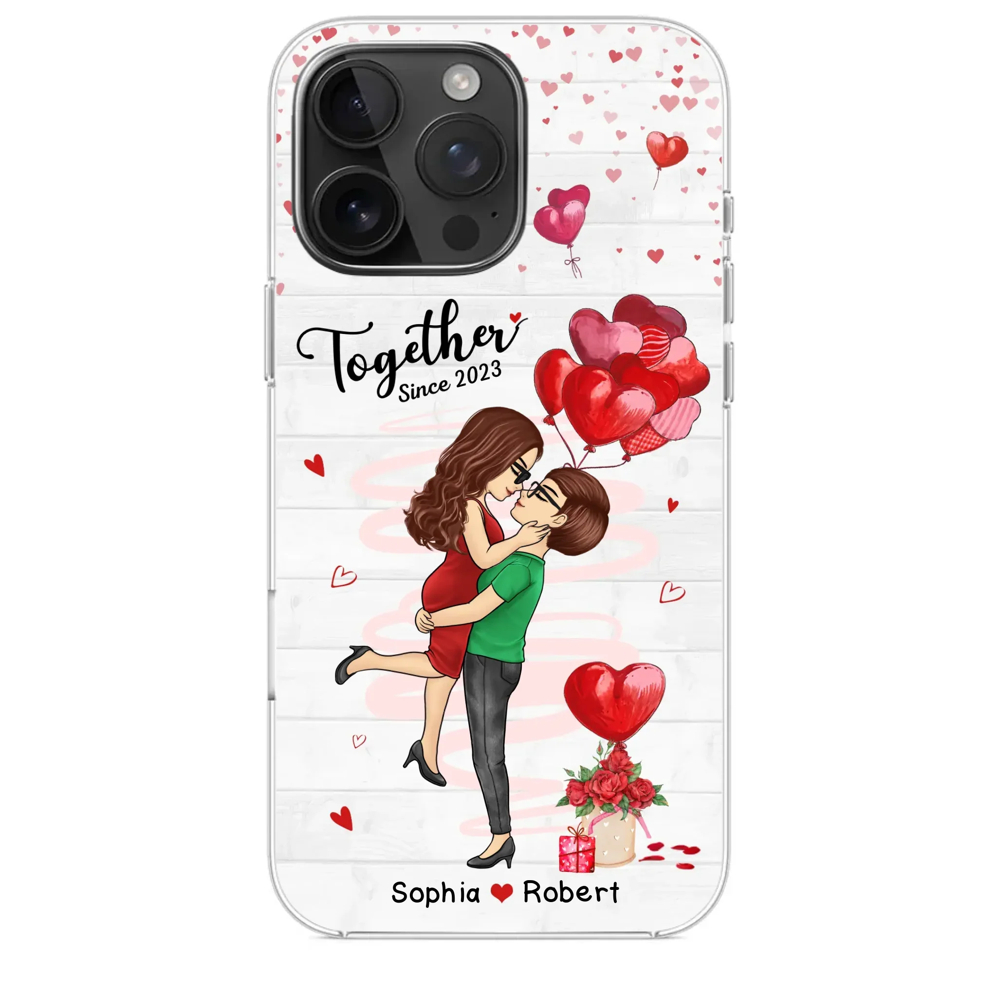 You Are My Greatest Adventure - Couple Personalized Custom Clear Phone Case - Gift For Husband Wife, Anniversary, LGBTQ+