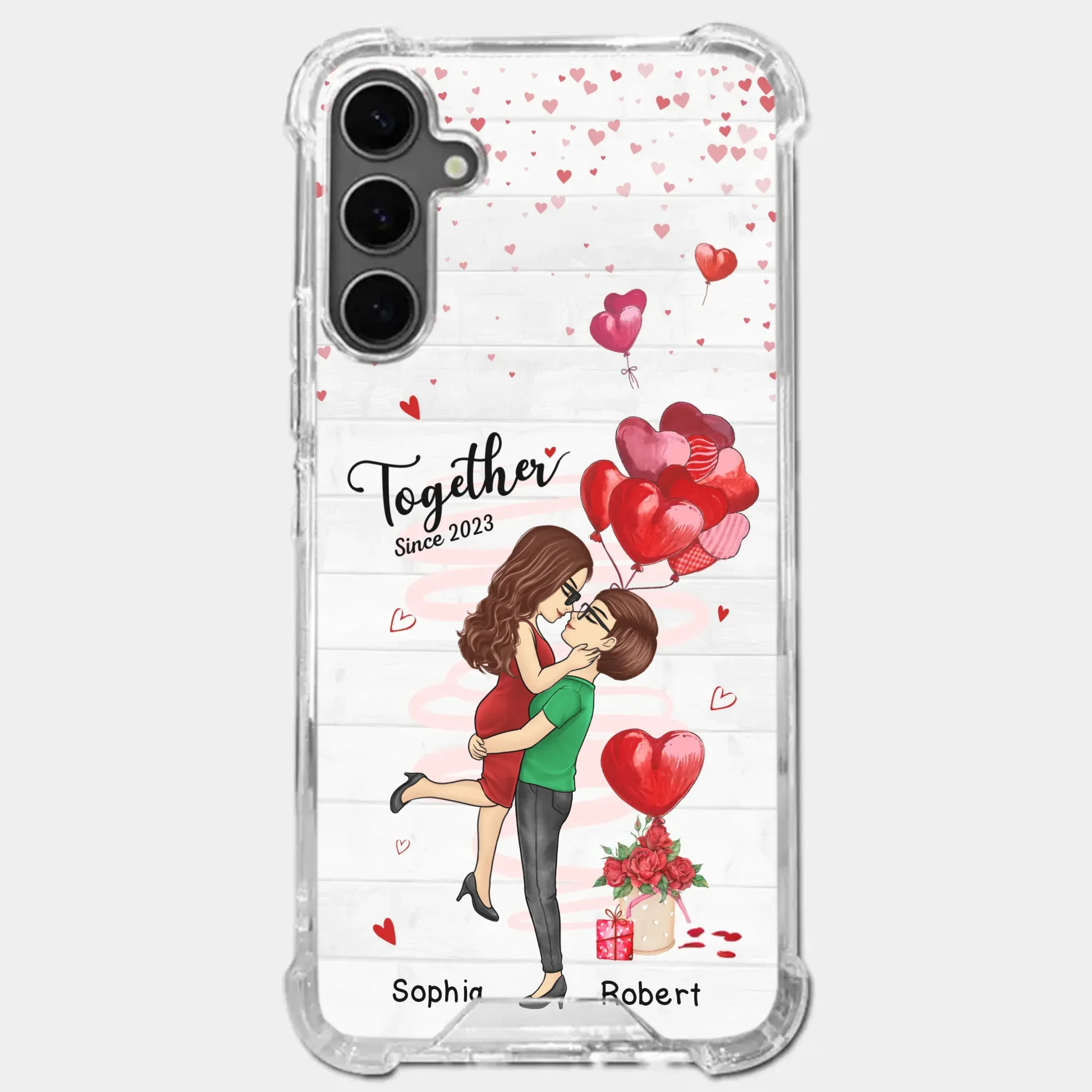 You Are My Greatest Adventure - Couple Personalized Custom Clear Phone Case - Gift For Husband Wife, Anniversary, LGBTQ+