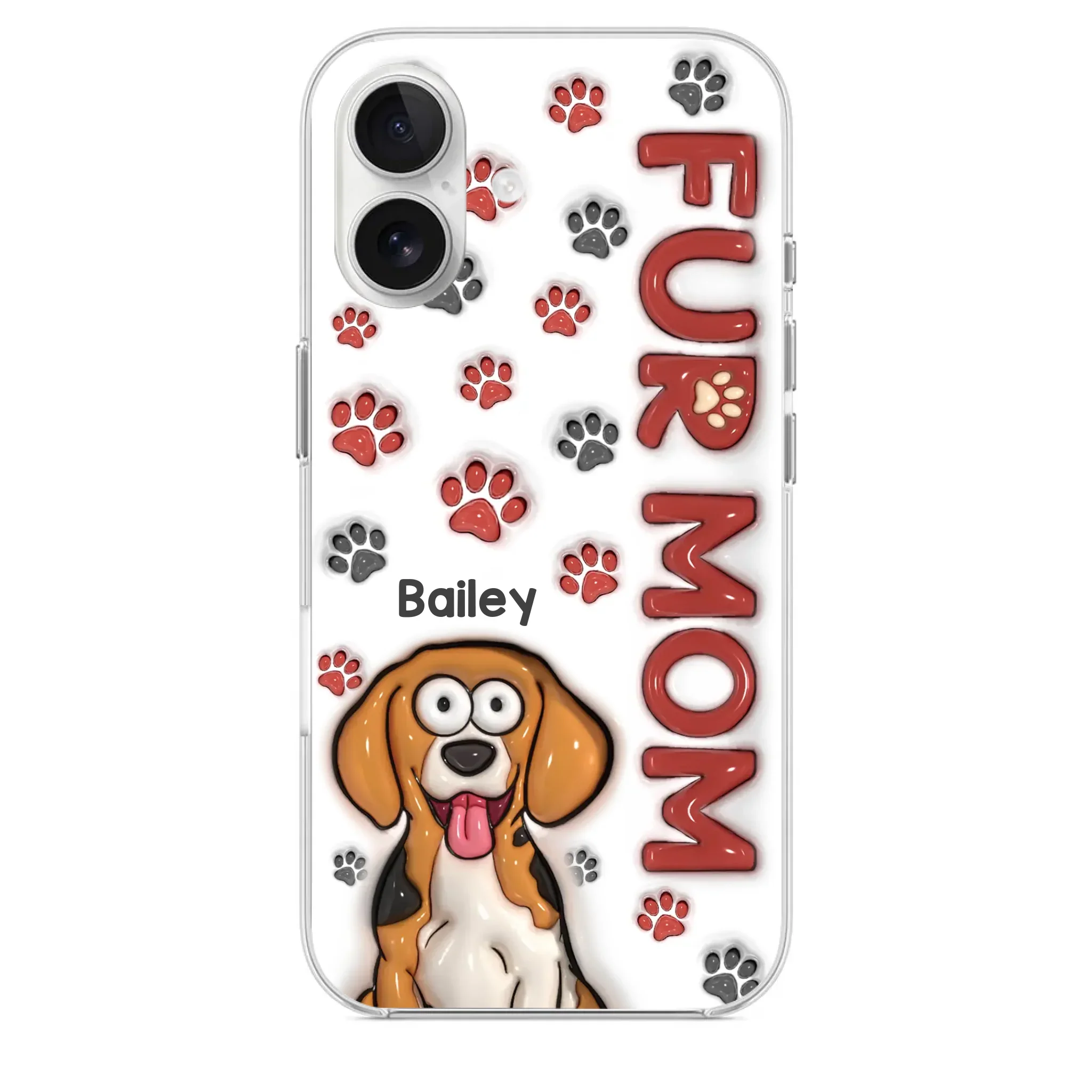 Pets Know How To Cheer You Up - Dog & Cat Personalized Custom 3D Inflated Effect Printed Clear Phone Case - Gift For Pet Owners, Pet Lovers