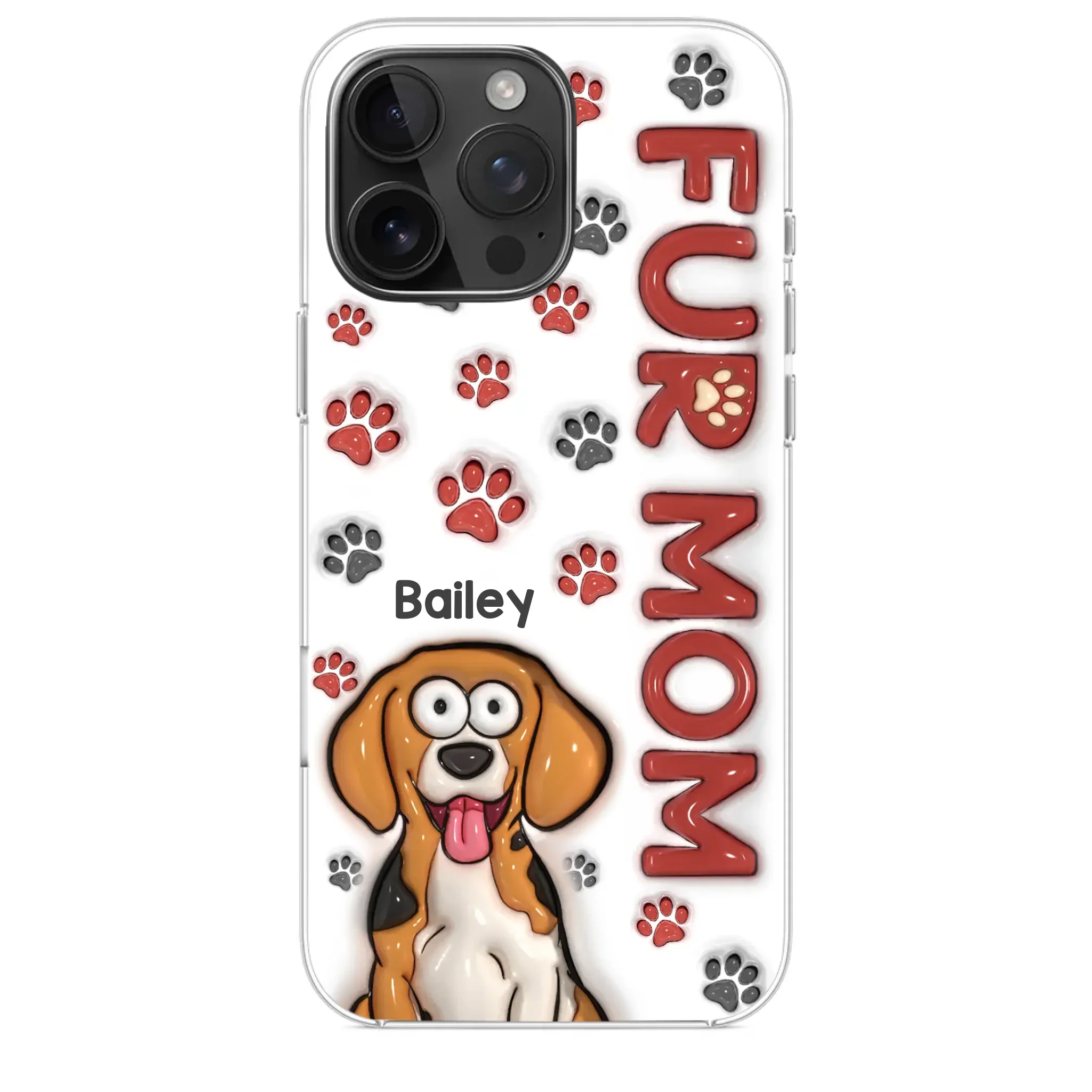 Pets Know How To Cheer You Up - Dog & Cat Personalized Custom 3D Inflated Effect Printed Clear Phone Case - Gift For Pet Owners, Pet Lovers