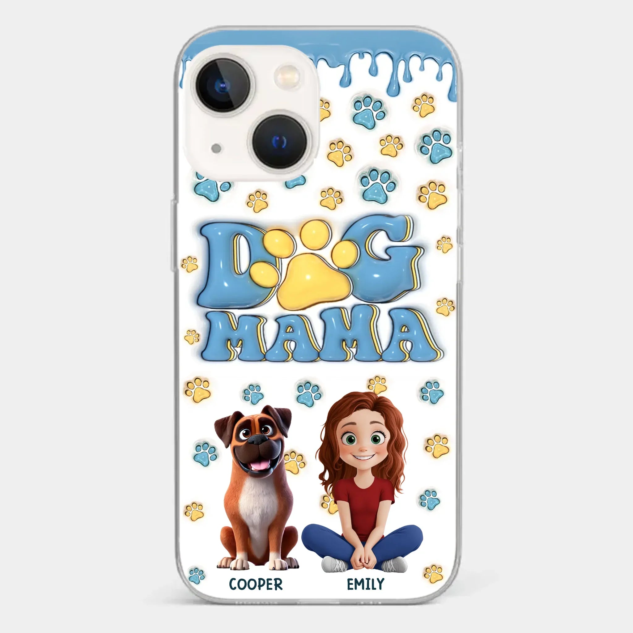 Fur Mom Vibes Only - Dog Personalized Custom Clear Phone Case - Gift For Pet Owners, Pet Lovers