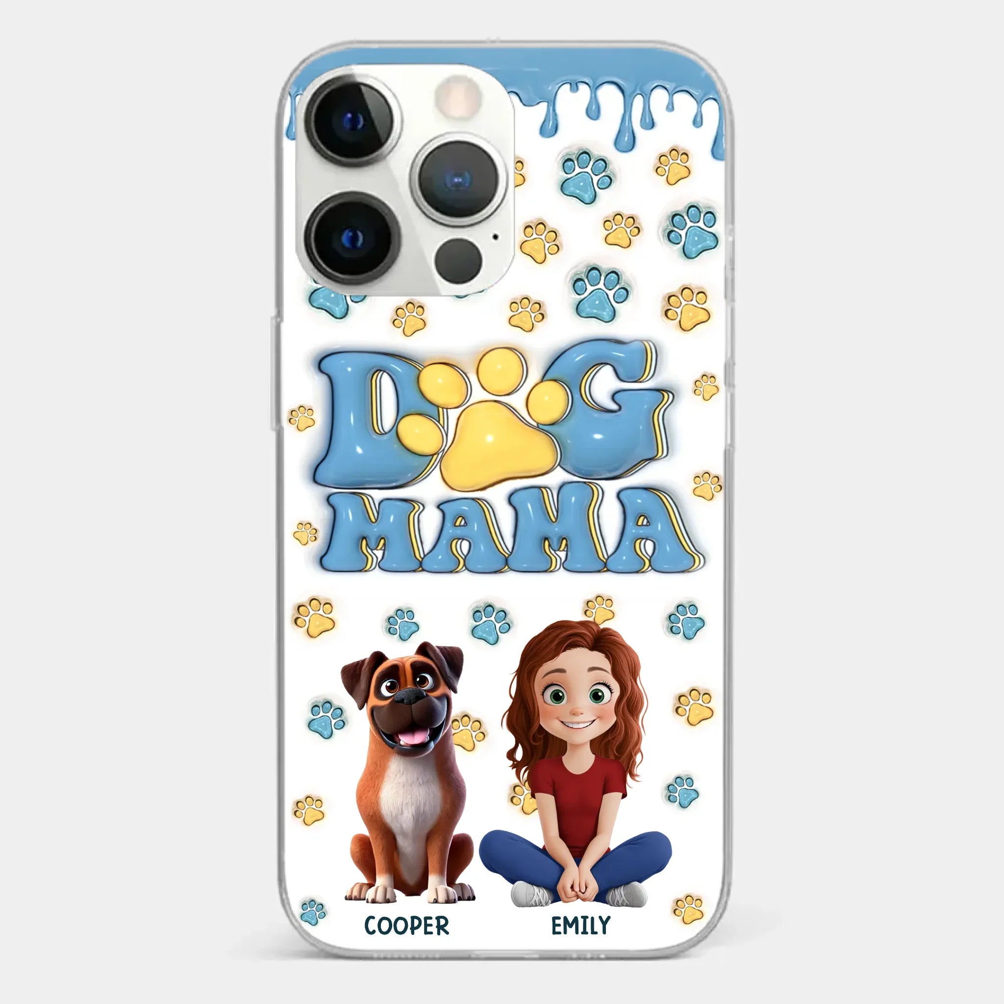 Fur Mom Vibes Only - Dog Personalized Custom Clear Phone Case - Gift For Pet Owners, Pet Lovers