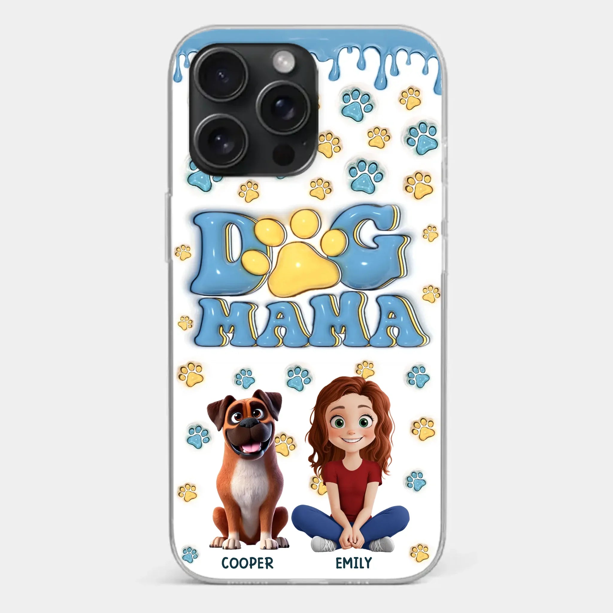 Fur Mom Vibes Only - Dog Personalized Custom Clear Phone Case - Gift For Pet Owners, Pet Lovers