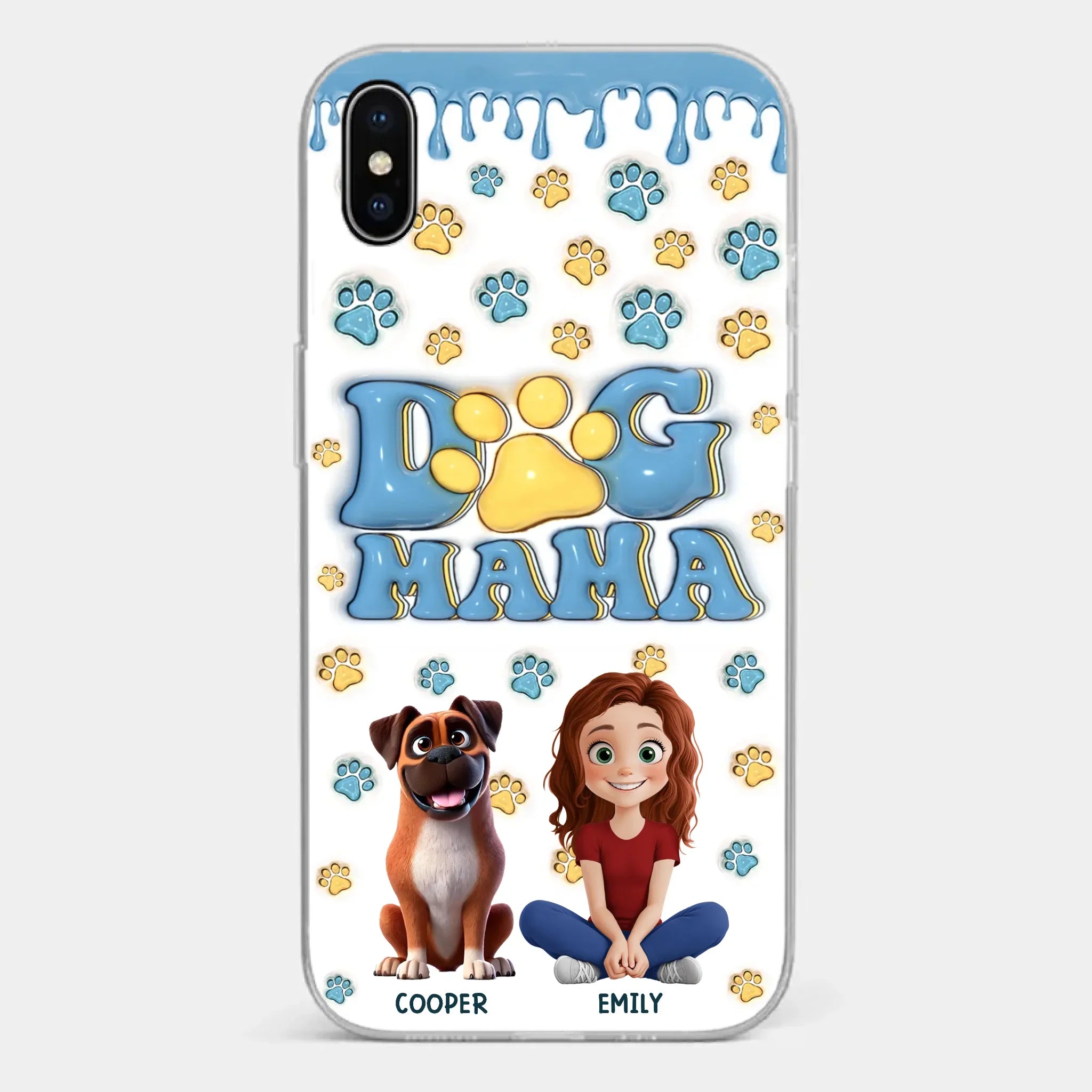 Fur Mom Vibes Only - Dog Personalized Custom Clear Phone Case - Gift For Pet Owners, Pet Lovers