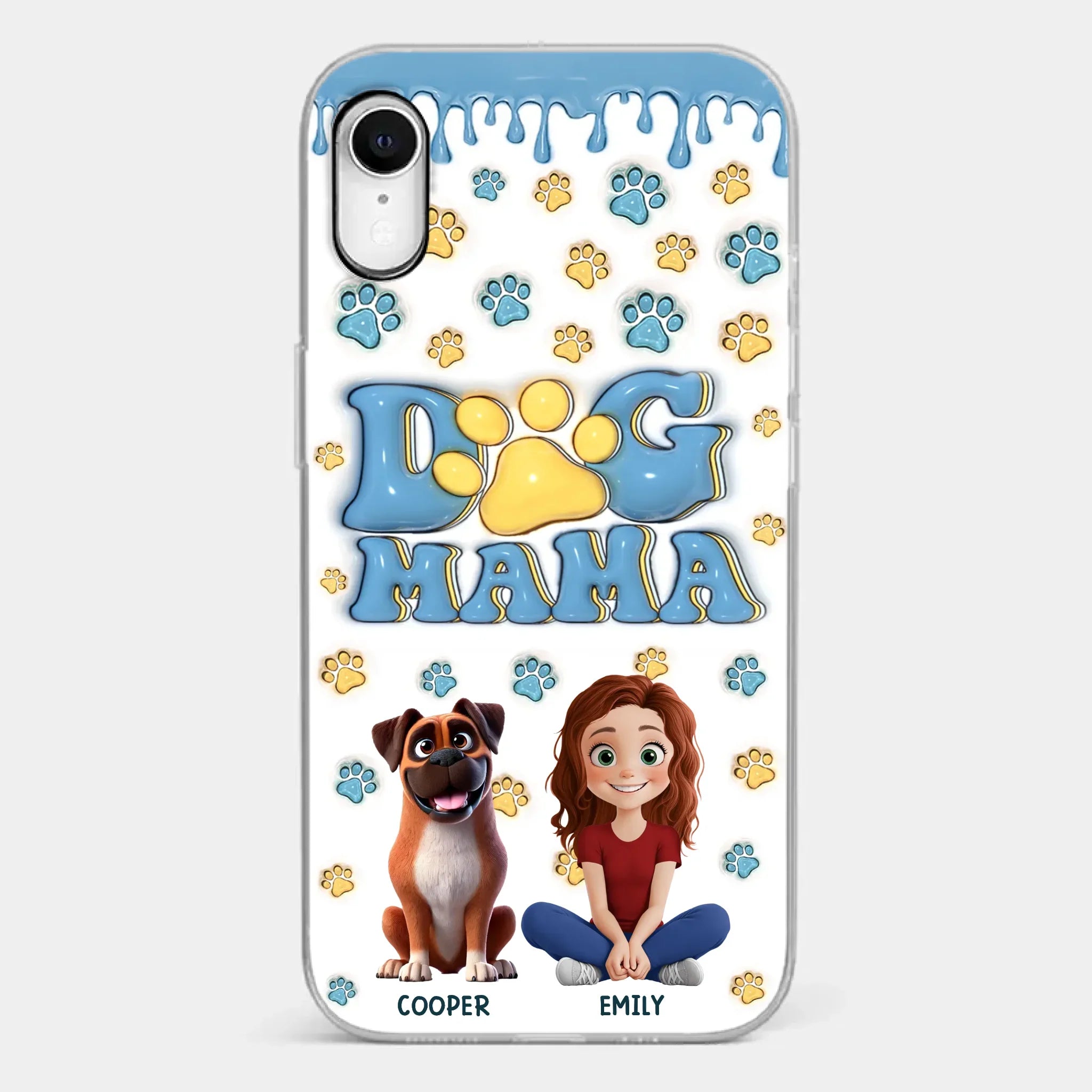 Fur Mom Vibes Only - Dog Personalized Custom Clear Phone Case - Gift For Pet Owners, Pet Lovers