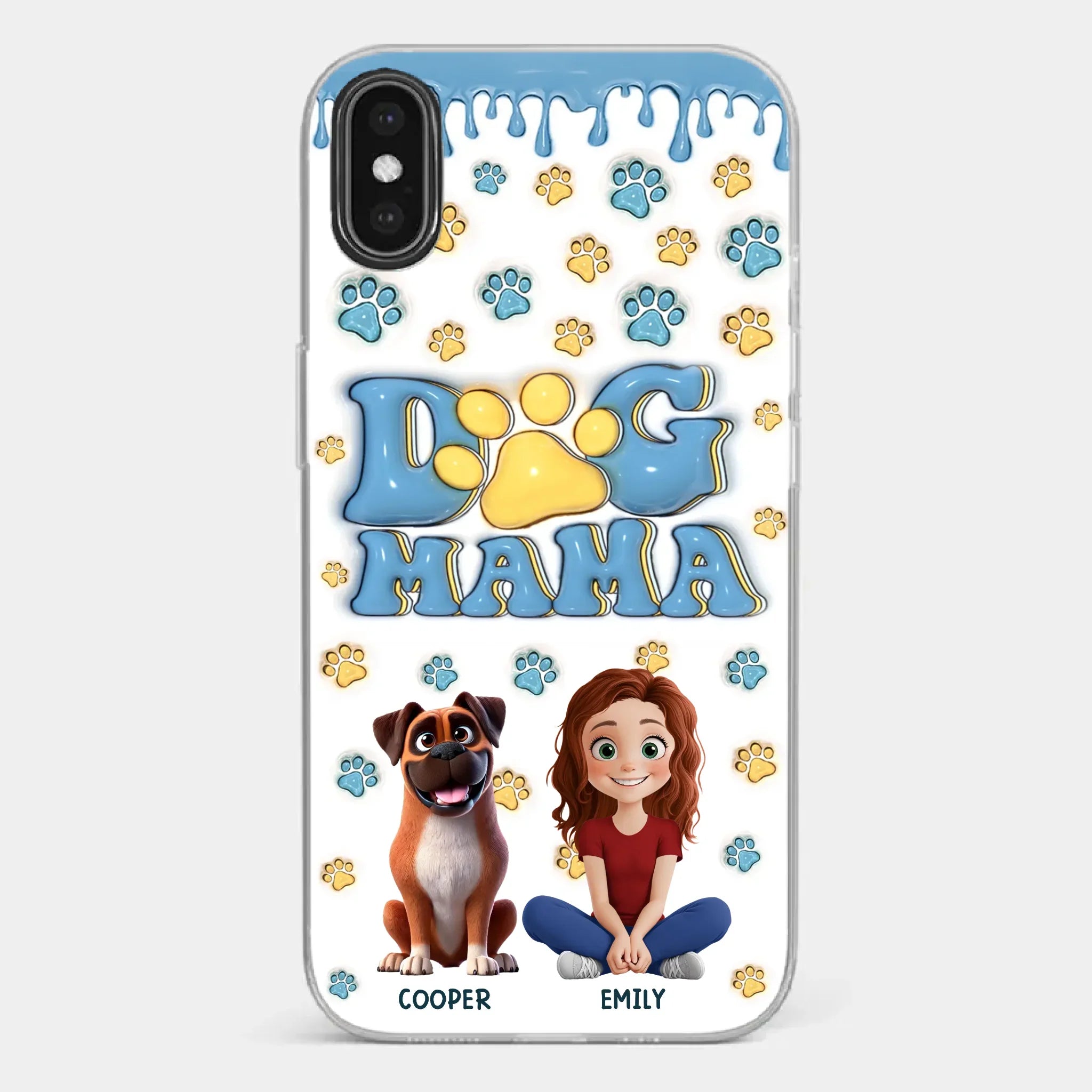 Fur Mom Vibes Only - Dog Personalized Custom Clear Phone Case - Gift For Pet Owners, Pet Lovers