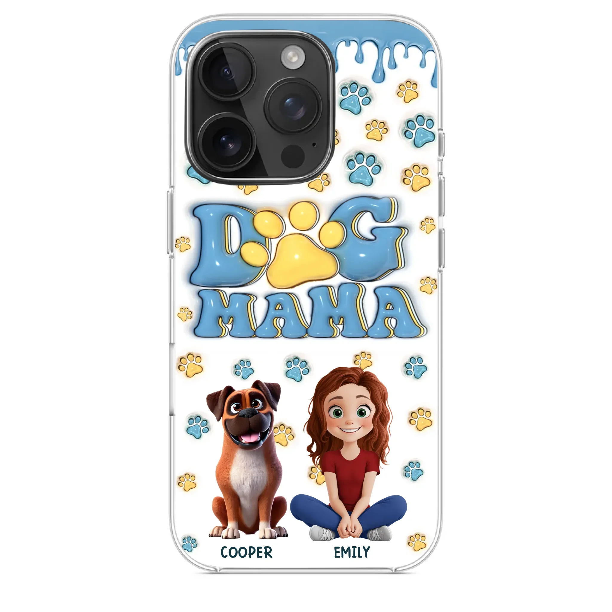 Fur Mom Vibes Only - Dog Personalized Custom Clear Phone Case - Gift For Pet Owners, Pet Lovers