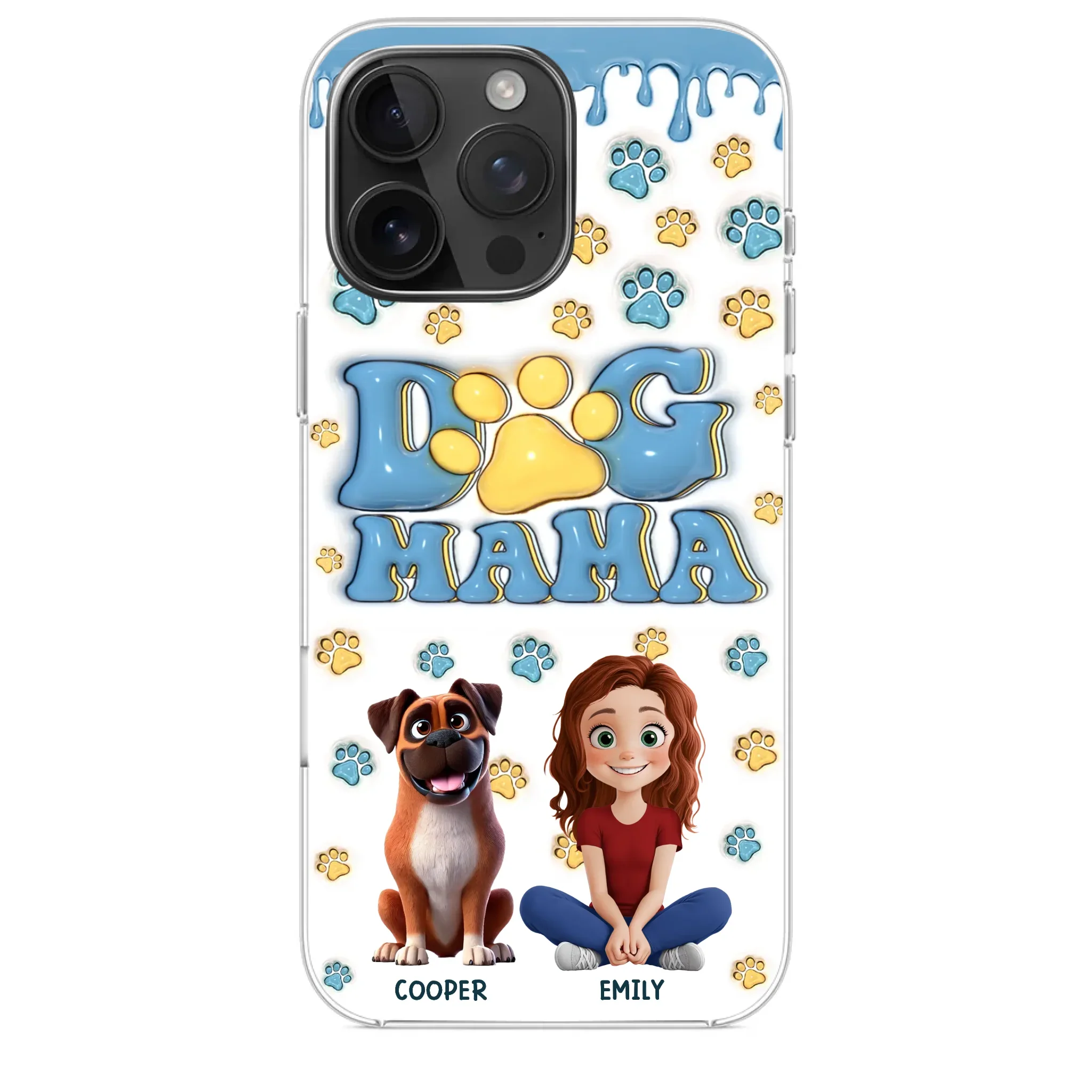 Fur Mom Vibes Only - Dog Personalized Custom Clear Phone Case - Gift For Pet Owners, Pet Lovers