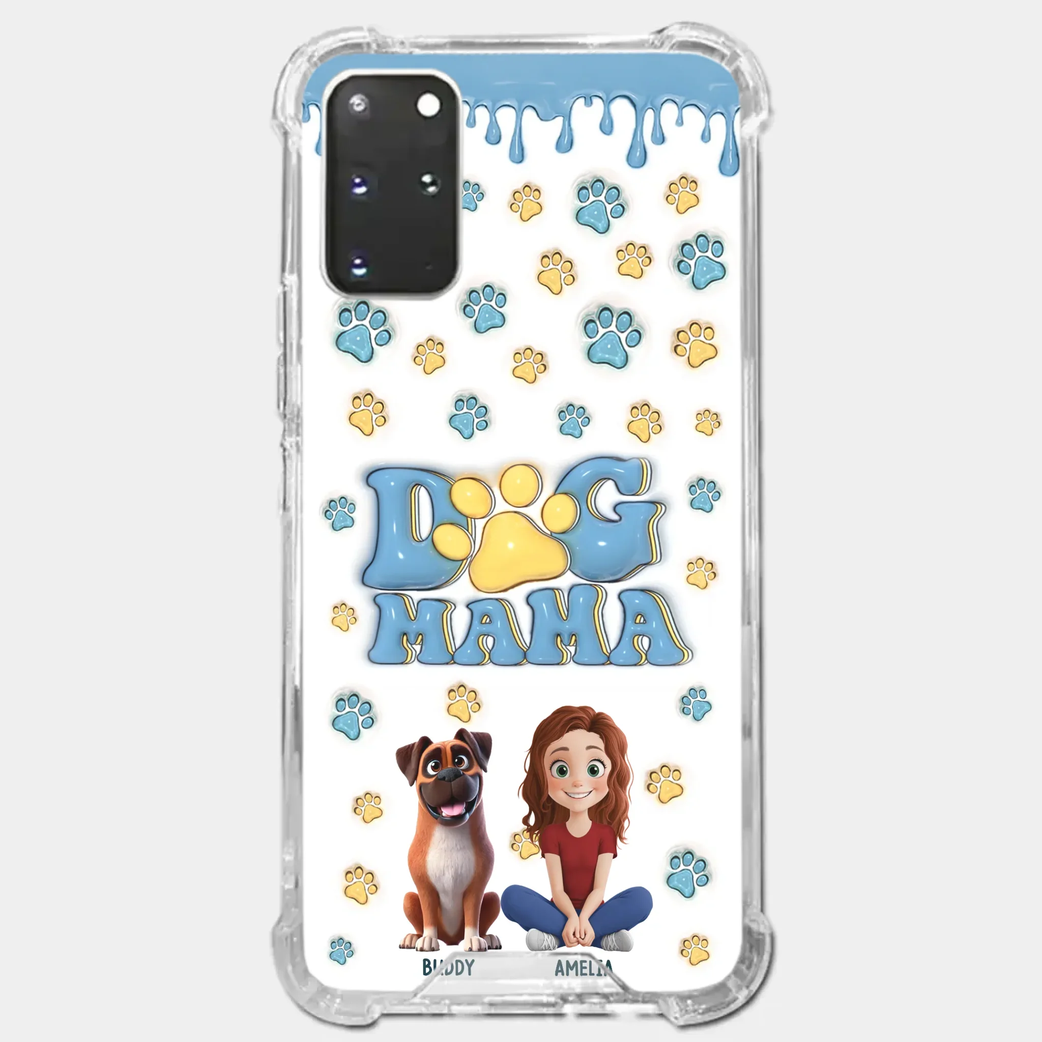 Fur Mom Vibes Only - Dog Personalized Custom Clear Phone Case - Gift For Pet Owners, Pet Lovers