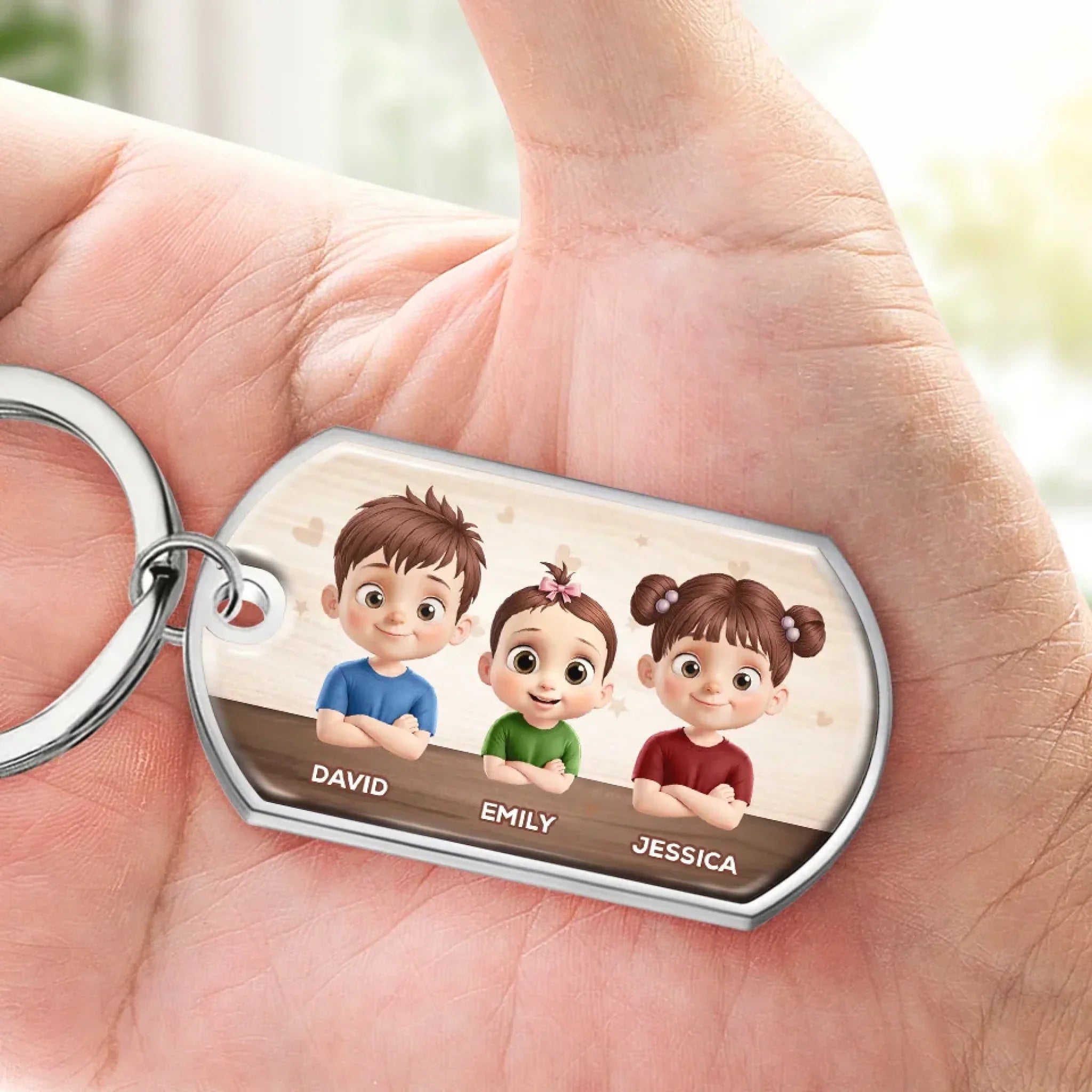 Heartfelt Gifts For Your Loved Ones - Family Personalized Custom Keychain - Gift For Family Members