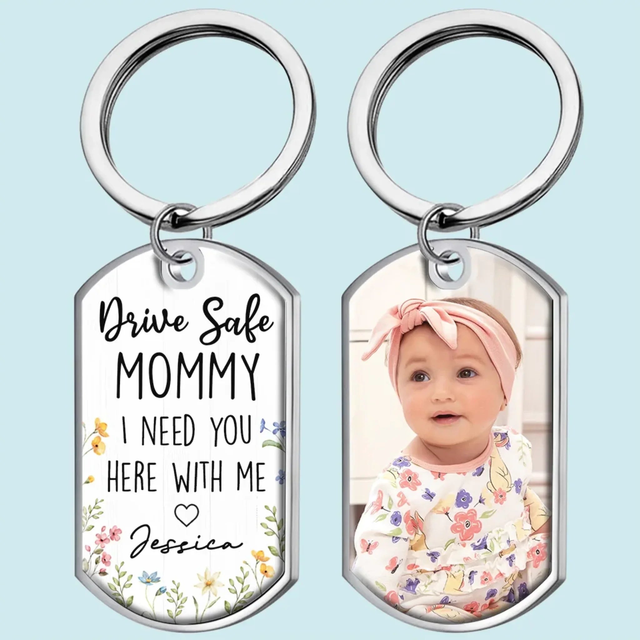 Custom Photo Sweet Reminders Of Love For New Beginnings - Family Personalized Custom Keychain - Mother's Day Gift For Family Members