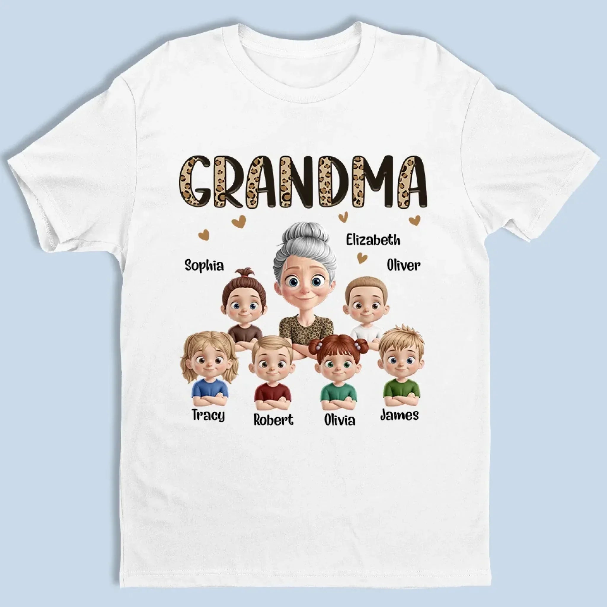 Love Grows Best In A Grandmother’s Heart - Family Personalized Custom Unisex T-shirt, Premium T-shirt, Hoodie - Mother's Day Gift For Mom, Grandma
