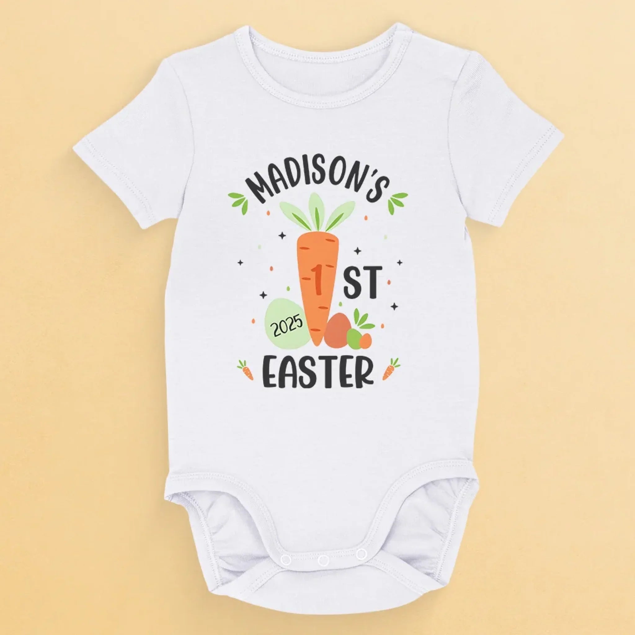 My First Easter Adventure - Family Personalized Custom Baby Onesie - Easter Gift For Baby Kids, Newborn Baby