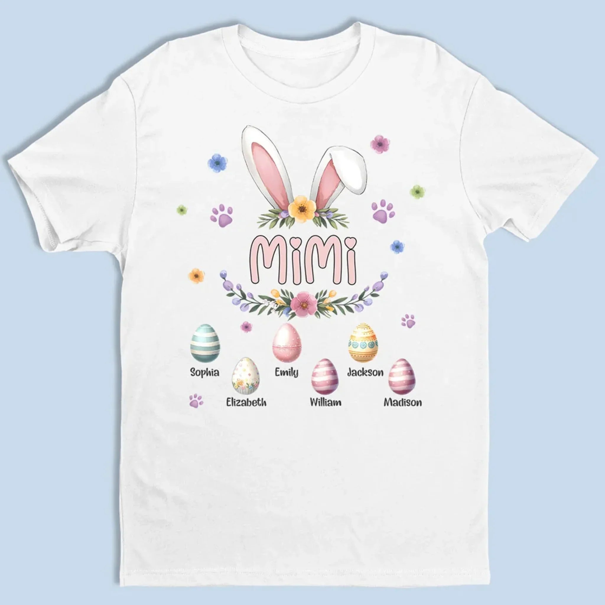 Mimi’s Easter Crew - Family Personalized Custom Unisex T-shirt, Premium T-shirt, Hoodie - Easter Gift For Mom, Grandma