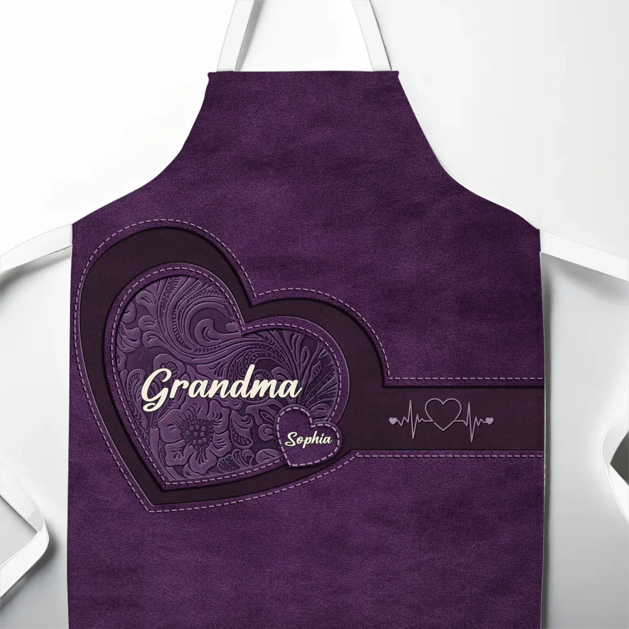 A Recipe Of Love & Family - Family Personalized Custom Apron - Mother's Day, Gift For Mom, Grandma