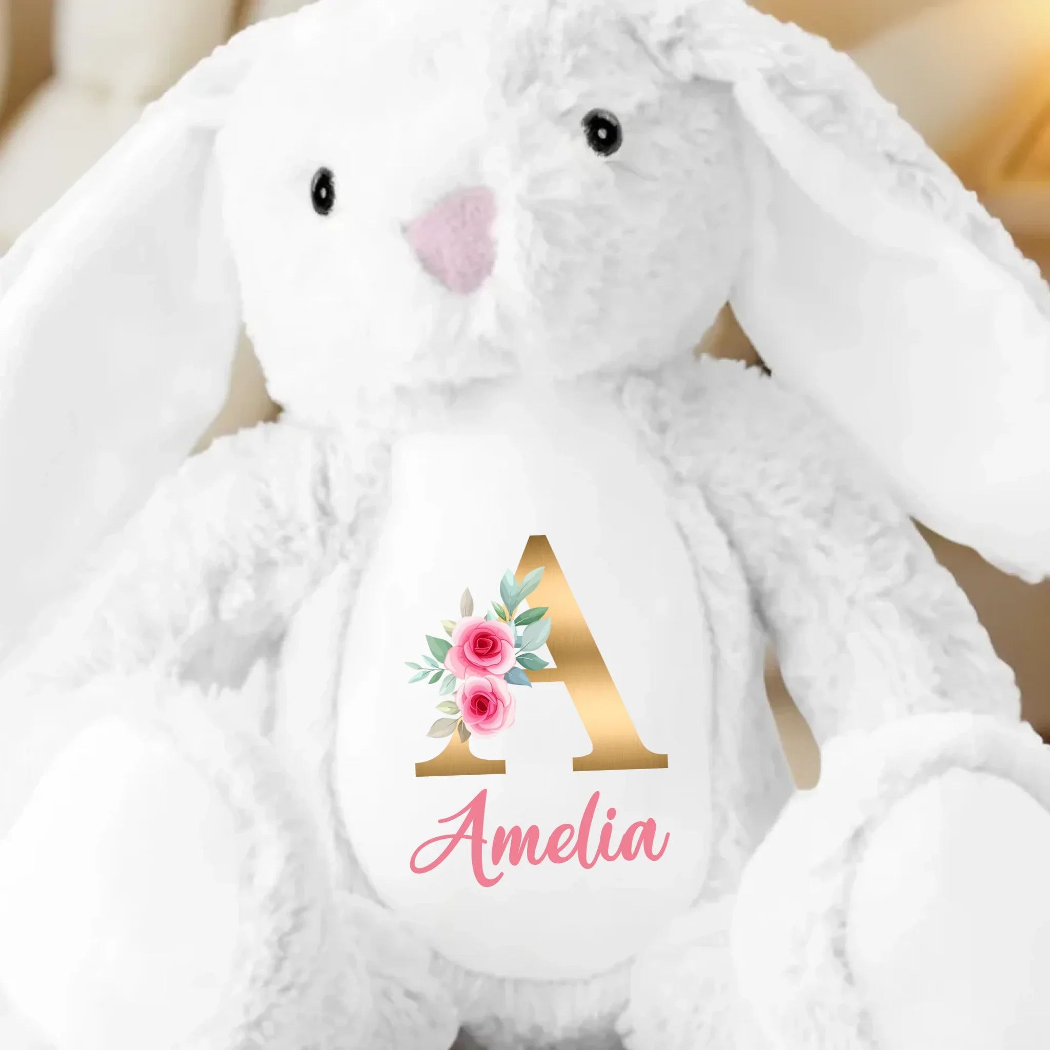 Joy Is Found In Your Heart - Family Personalized Custom Easter Bunny Plush - Gift For Family Members