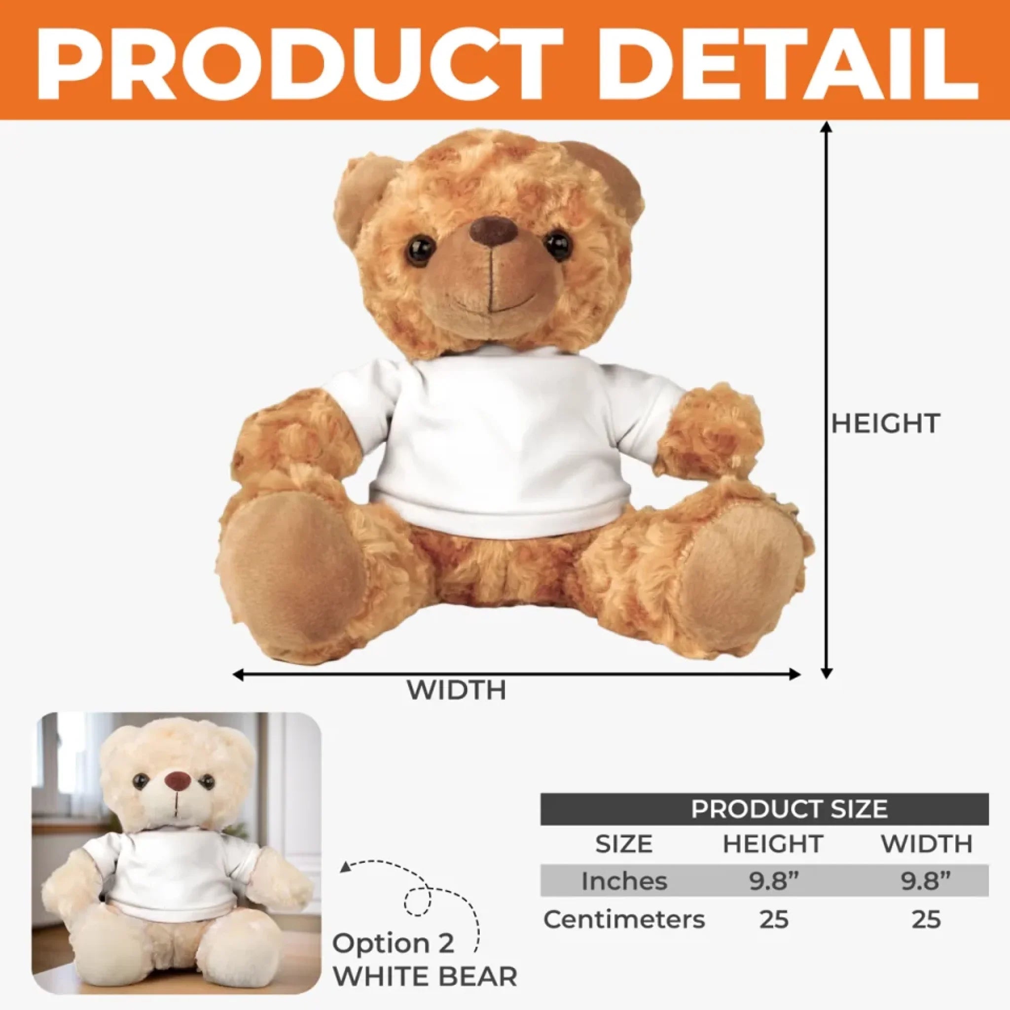 Custom Photo Hoppy Together, Forever - Family Personalized Custom Teddy Bear Plush - Mother's Day, Baby Shower Gift, Gift For First Mom, Pregnancy, Newborn Baby