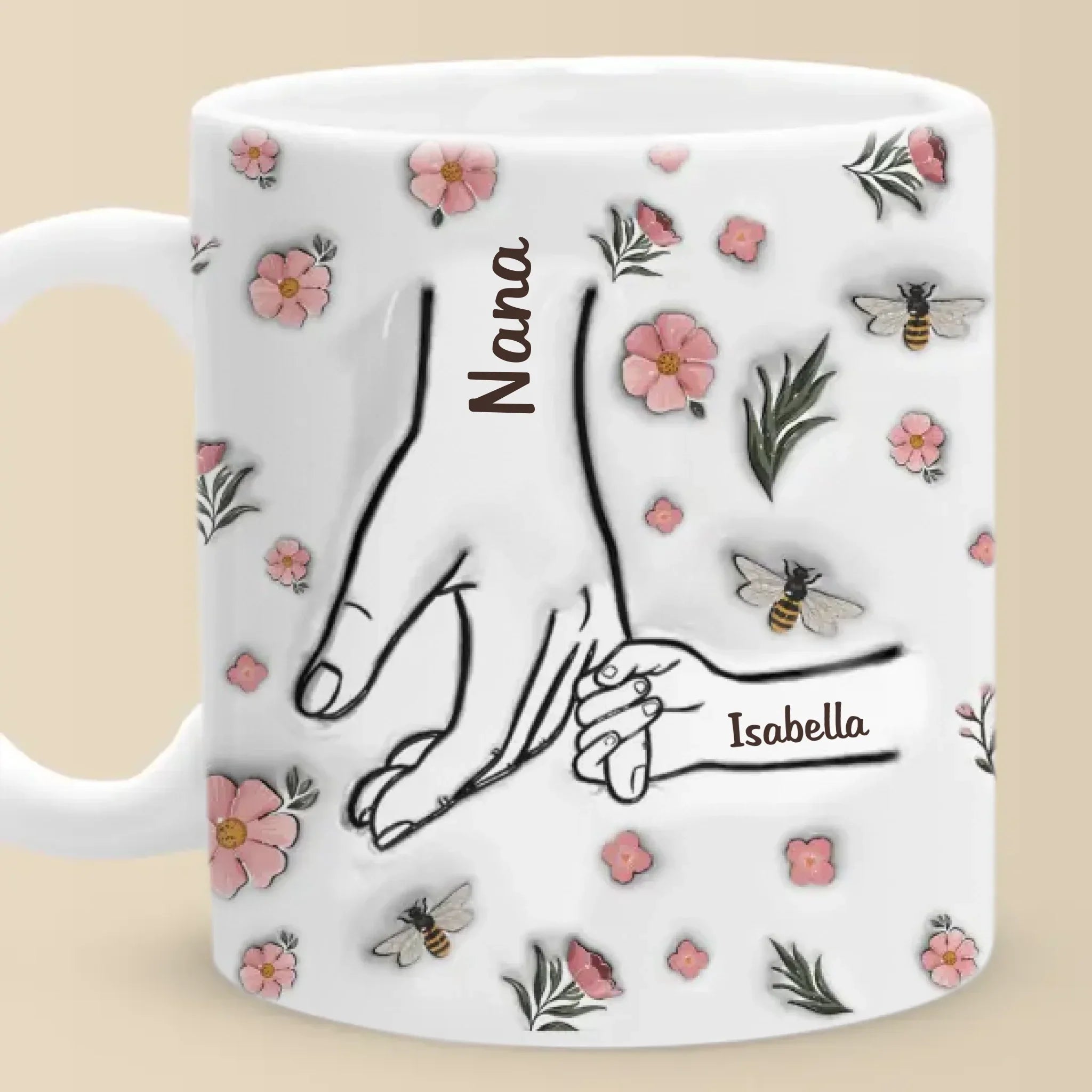 Grandma Makes Every Moment Special - Family Personalized Custom 3D Inflated Effect Printed Mug - Mother's Day, Gift For Mom, Grandma