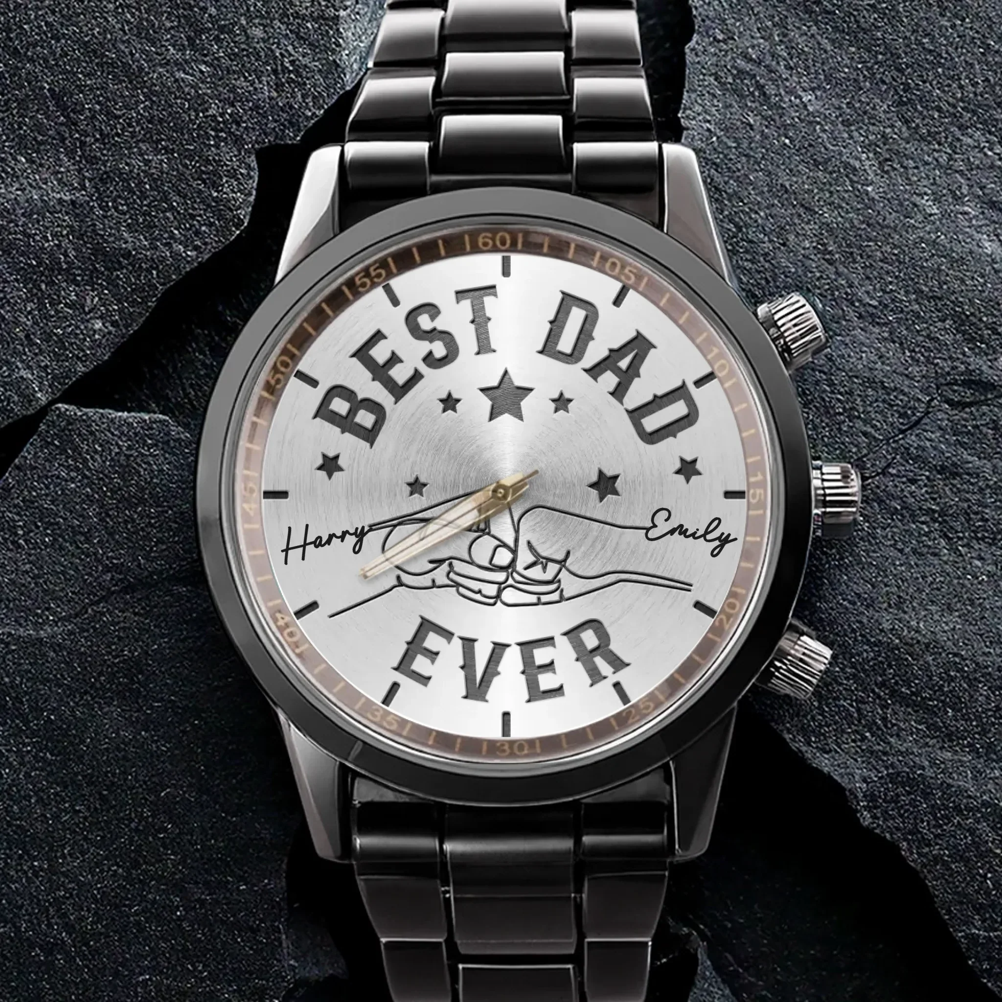 A Legacy Of Love And Time - Family Personalized Custom Men's Watch - Father's Day, Gift For Dad, Grandpa