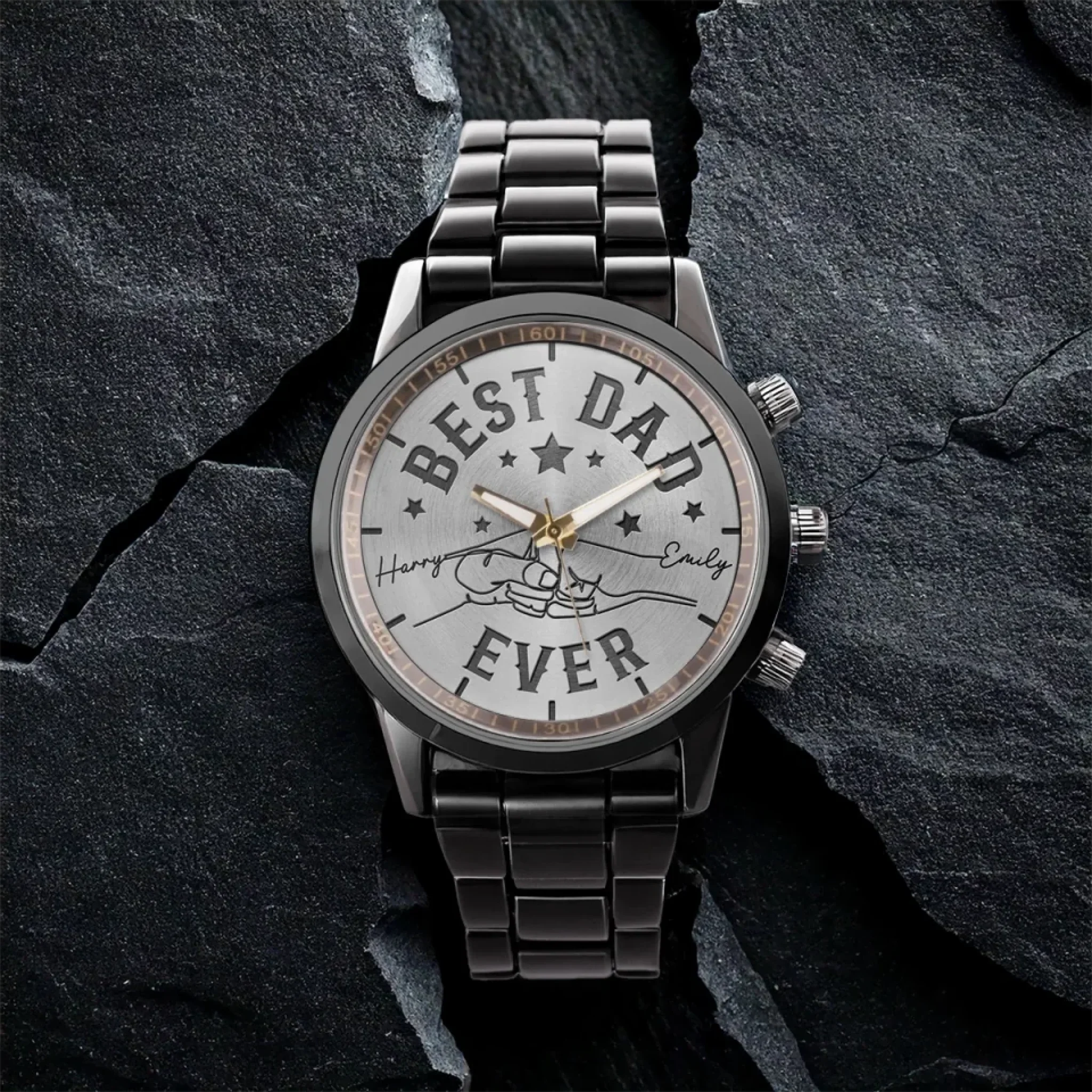 A Legacy Of Love And Time - Family Personalized Custom Men's Watch - Father's Day, Gift For Dad, Grandpa