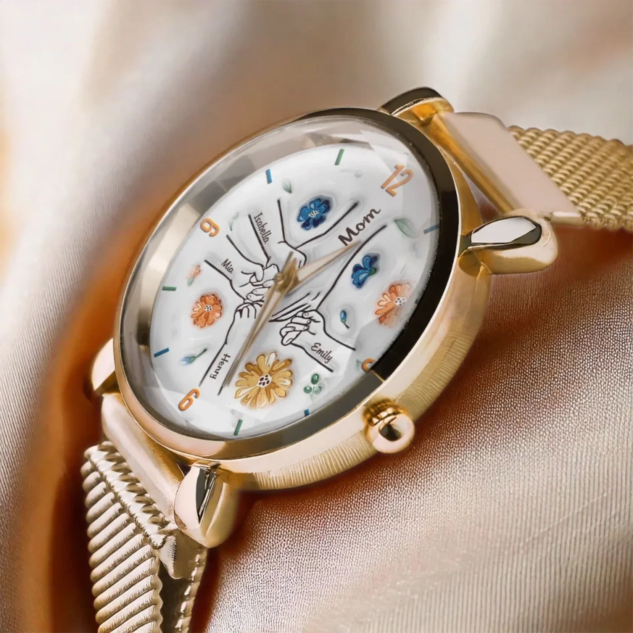 Family Is Forever - Family Personalized Custom 3D Inflated Effect Printed Women's Watch - Mother's Day, Gift For Mom, Grandma