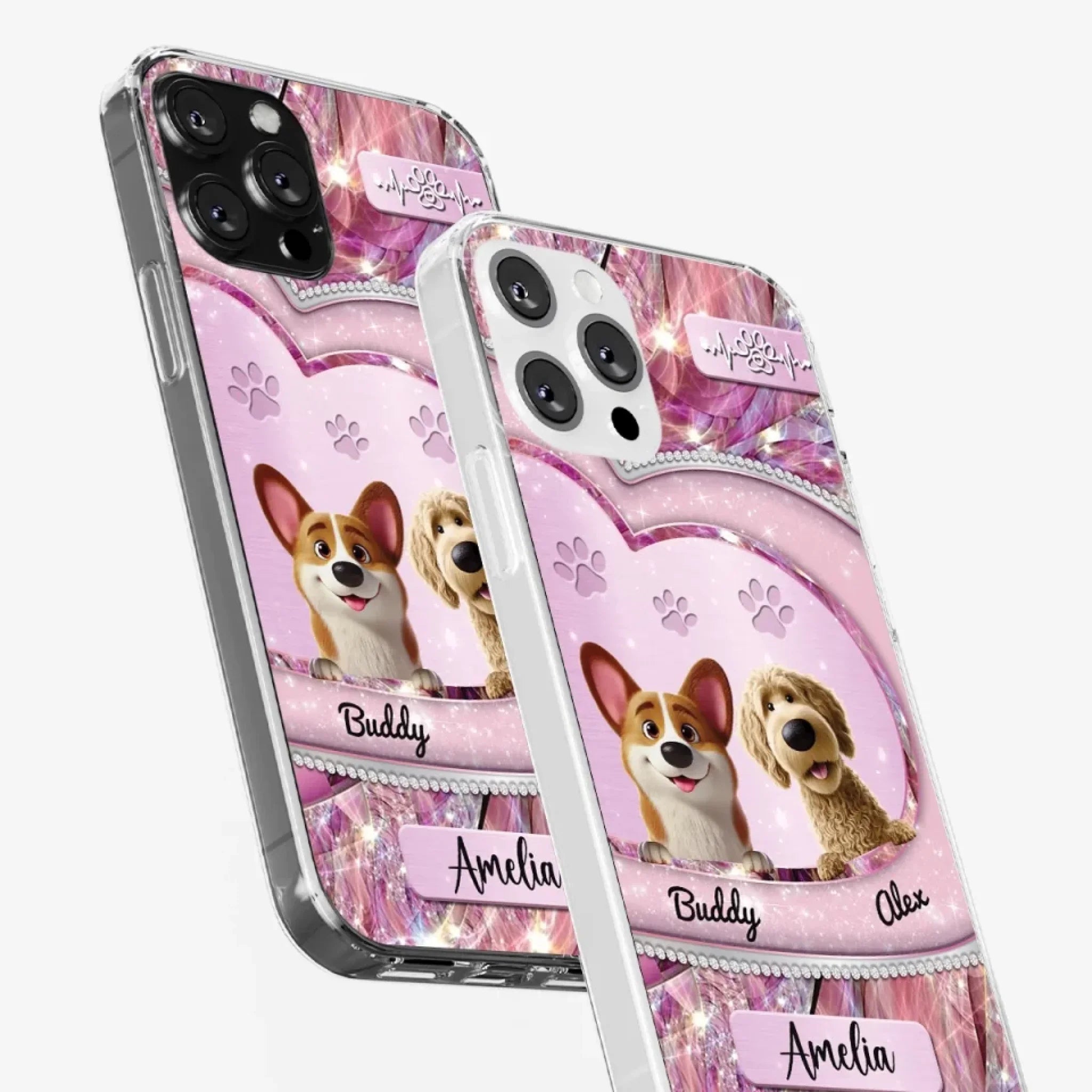 Life Is Better With A Dog - Dog Personalized Custom Clear Phone Case - Gift For Pet Owners, Pet Lovers