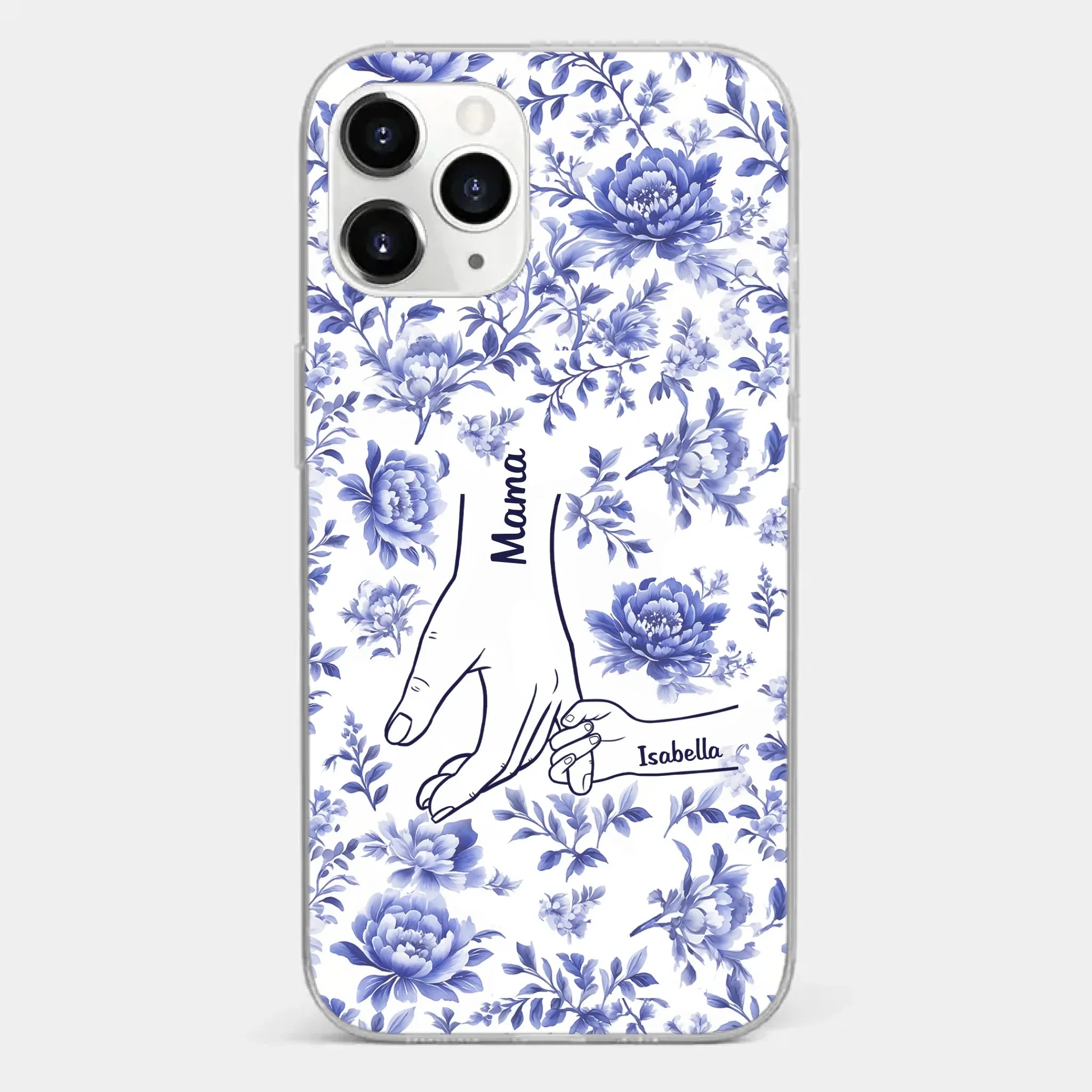 Love Grows In Every Moment - Family Personalized Custom Clear Phone Case - Mother's Day, Gift For Mom, Grandma