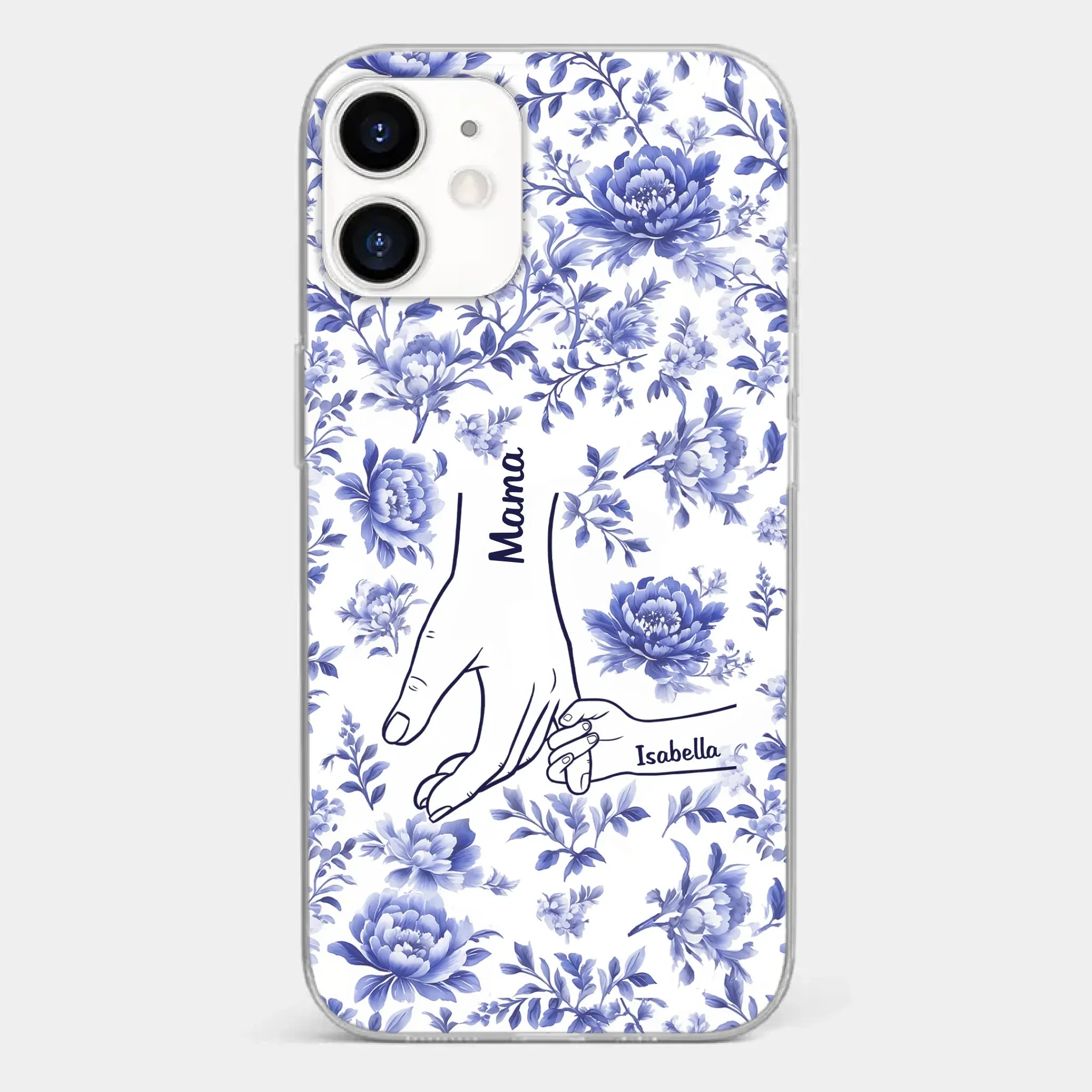 Love Grows In Every Moment - Family Personalized Custom Clear Phone Case - Mother's Day, Gift For Mom, Grandma