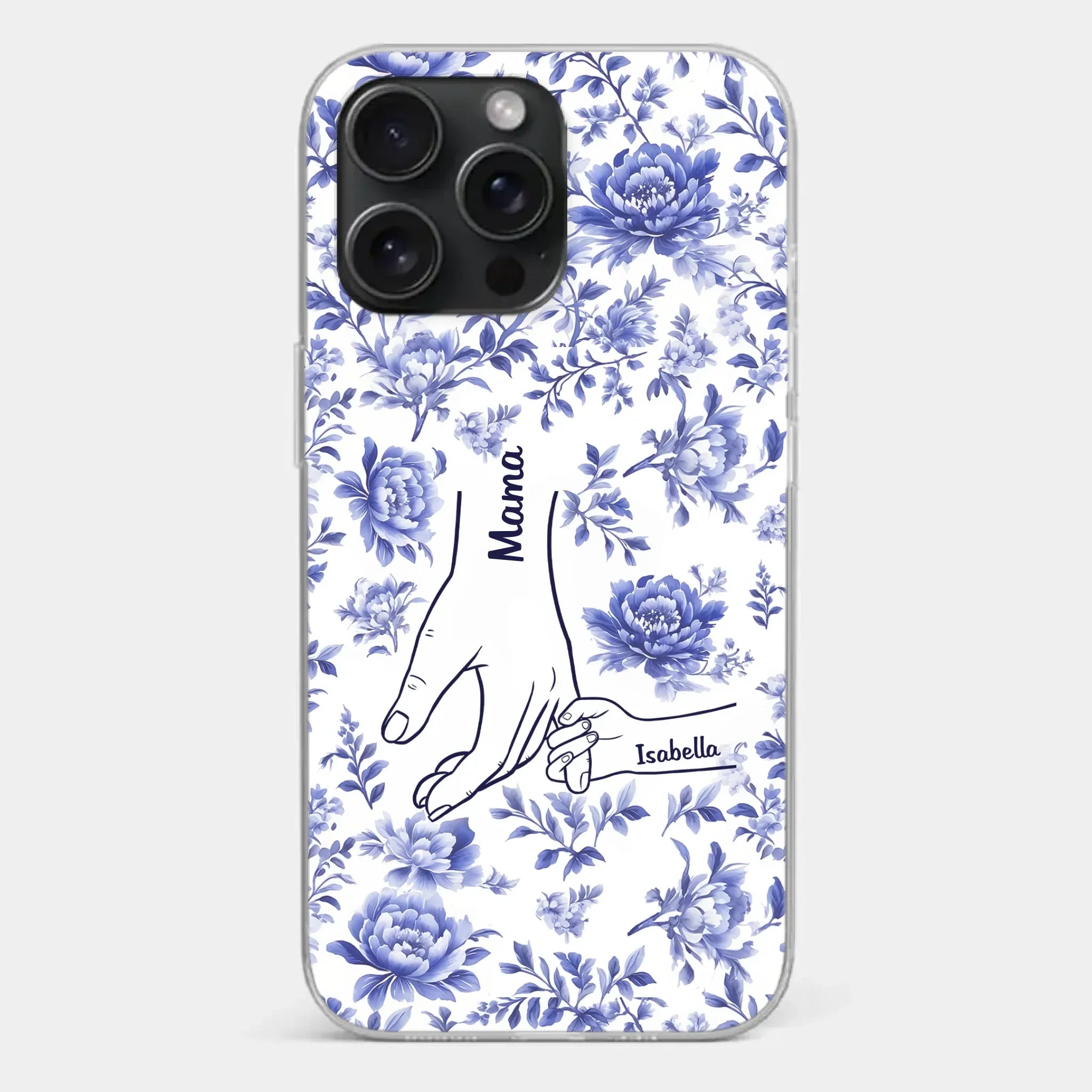 Love Grows In Every Moment - Family Personalized Custom Clear Phone Case - Mother's Day, Gift For Mom, Grandma