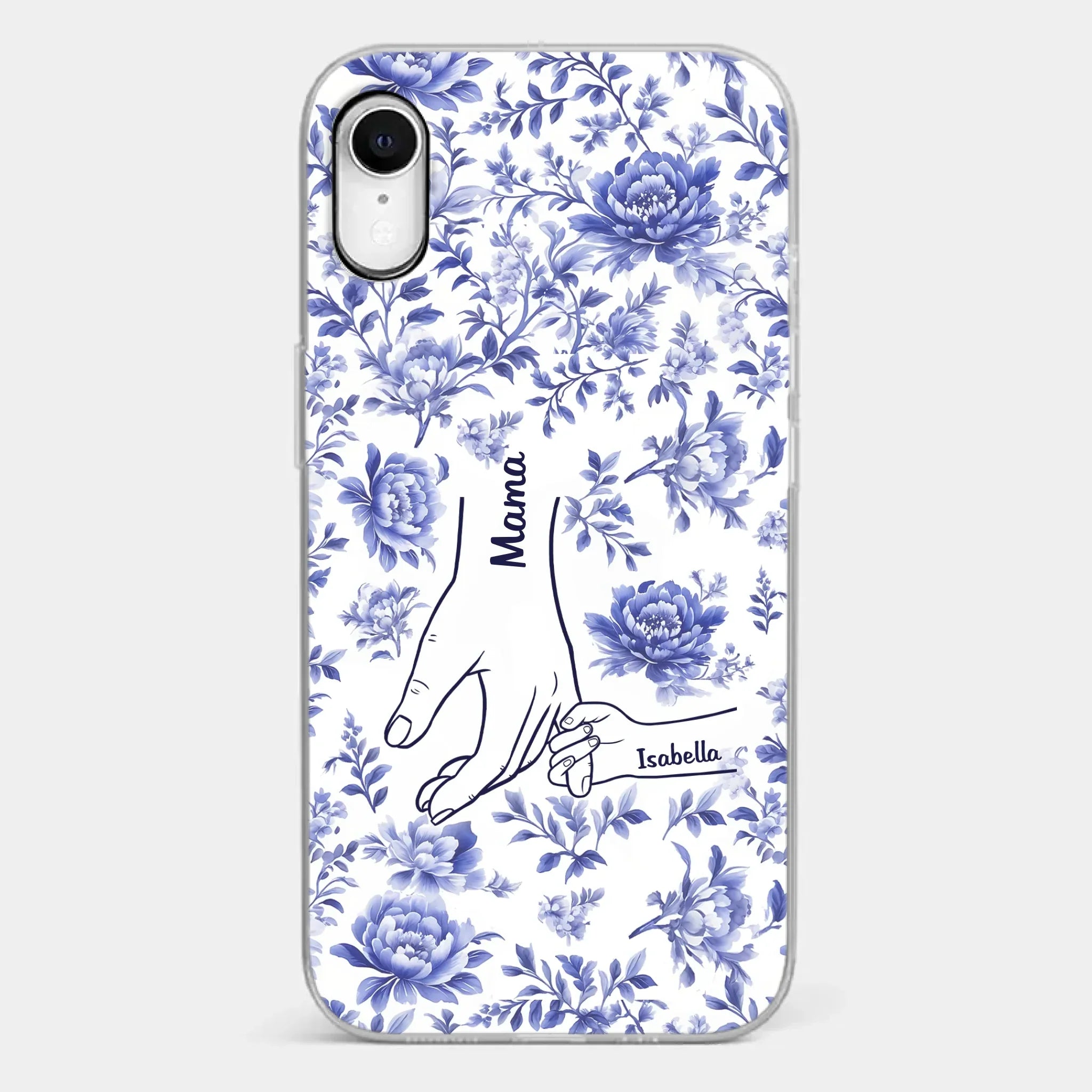 Love Grows In Every Moment - Family Personalized Custom Clear Phone Case - Mother's Day, Gift For Mom, Grandma