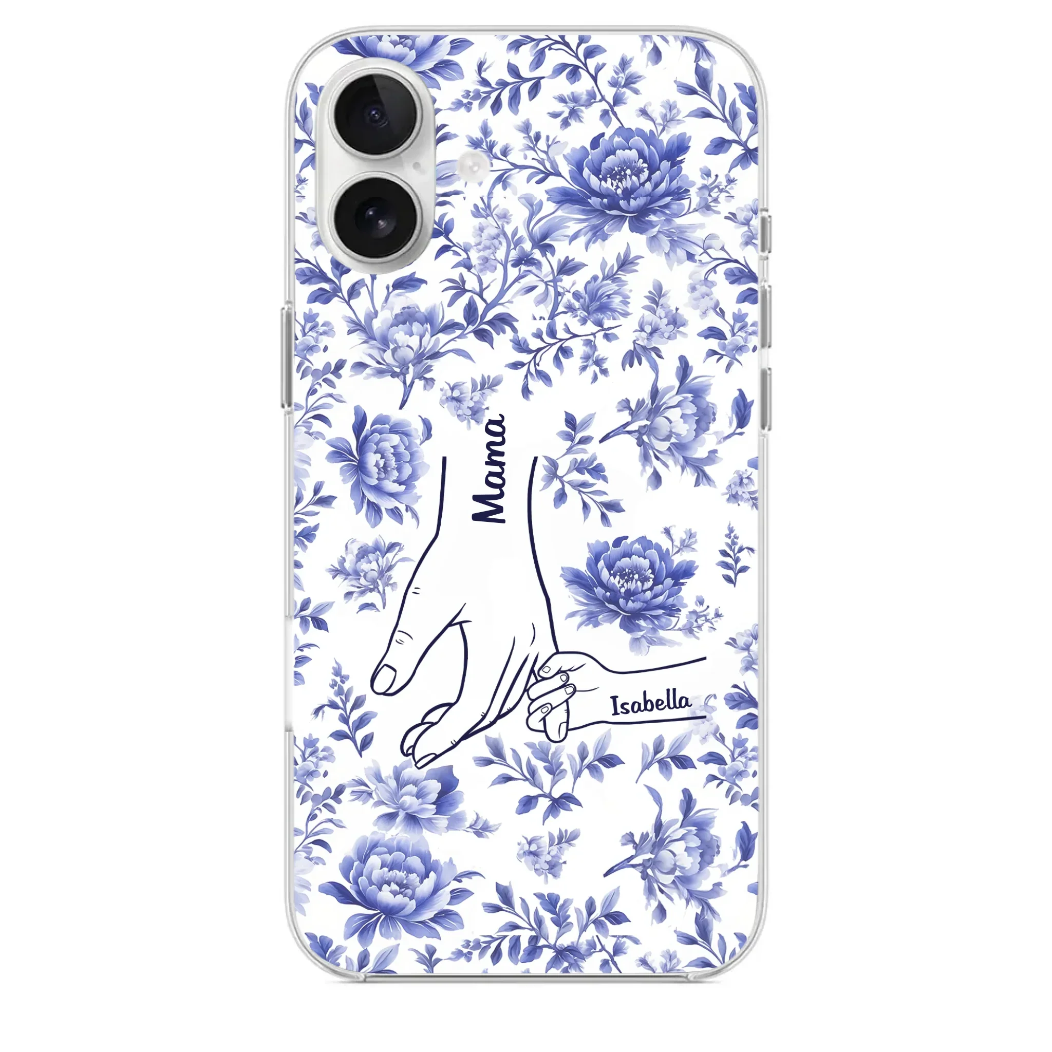 Love Grows In Every Moment - Family Personalized Custom Clear Phone Case - Mother's Day, Gift For Mom, Grandma
