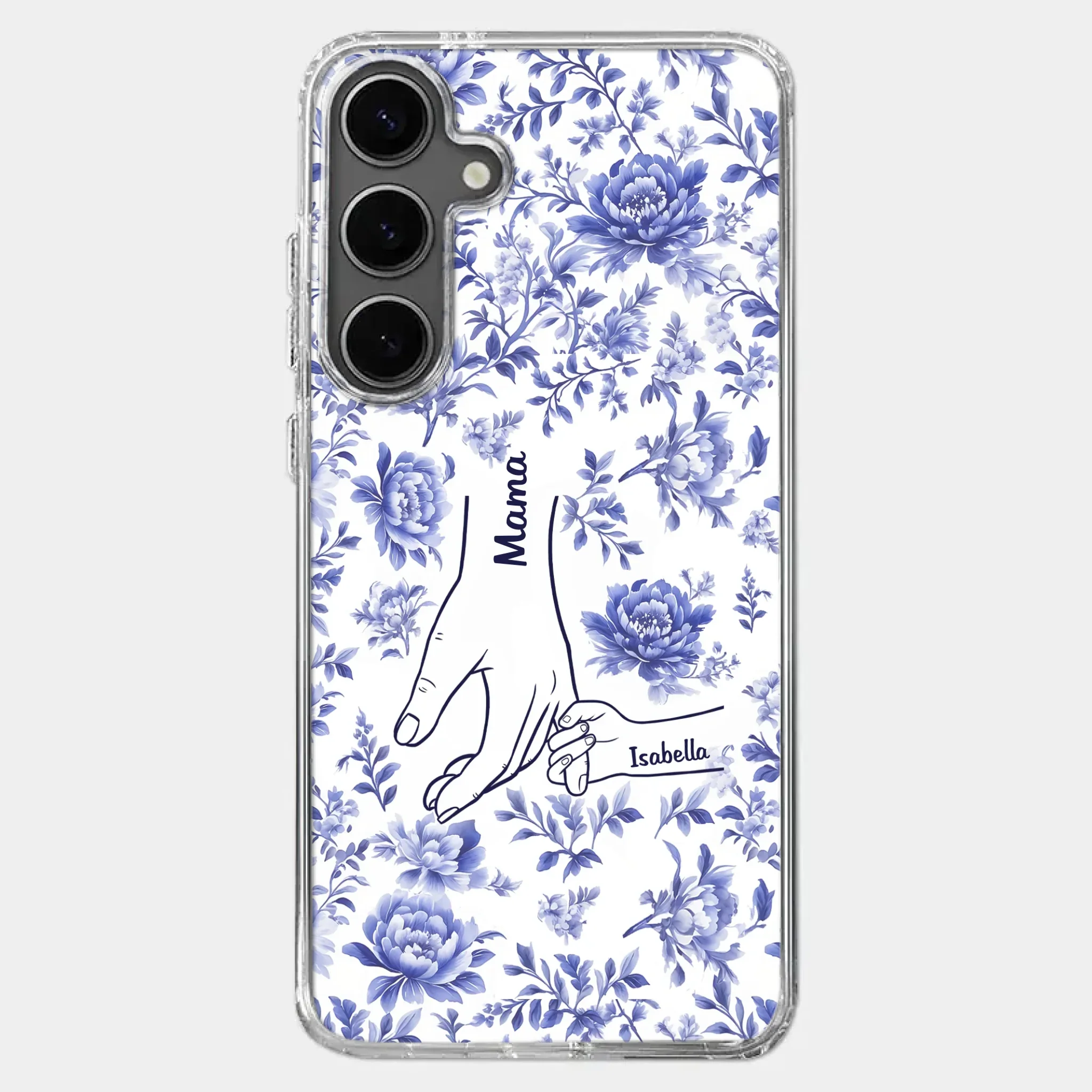 Love Grows In Every Moment - Family Personalized Custom Clear Phone Case - Mother's Day, Gift For Mom, Grandma