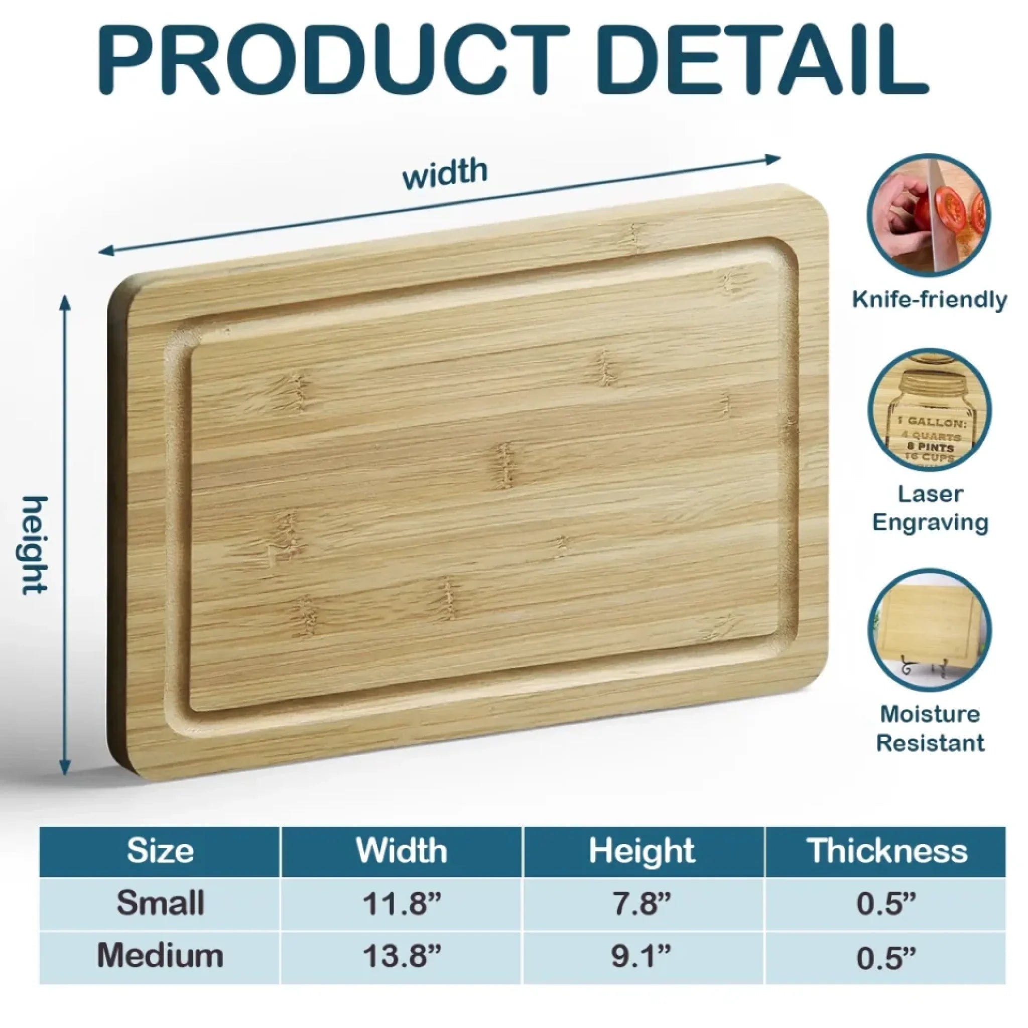 Grill Marks Made With Love - Family Personalized Custom Engraved Wooden Cutting Board - Father's Day, Gift For Dad, Grandpa
