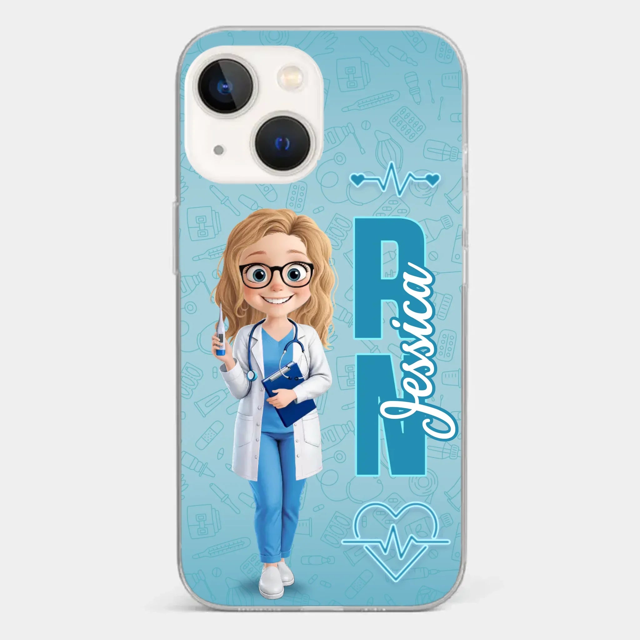 Not Just A Job, It's A Mission - Nurse Personalized Custom Clear Phone Case - Appreciation, Thank You Gift, Nurse Life, Doctor Life