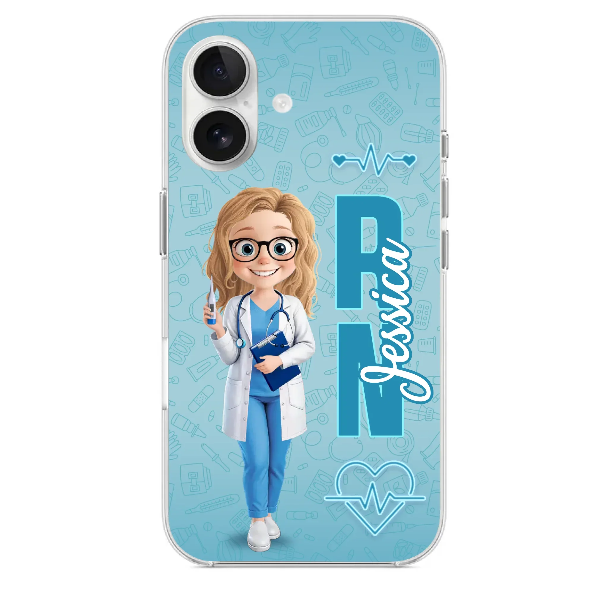 Not Just A Job, It's A Mission - Nurse Personalized Custom Clear Phone Case - Appreciation, Thank You Gift, Nurse Life, Doctor Life