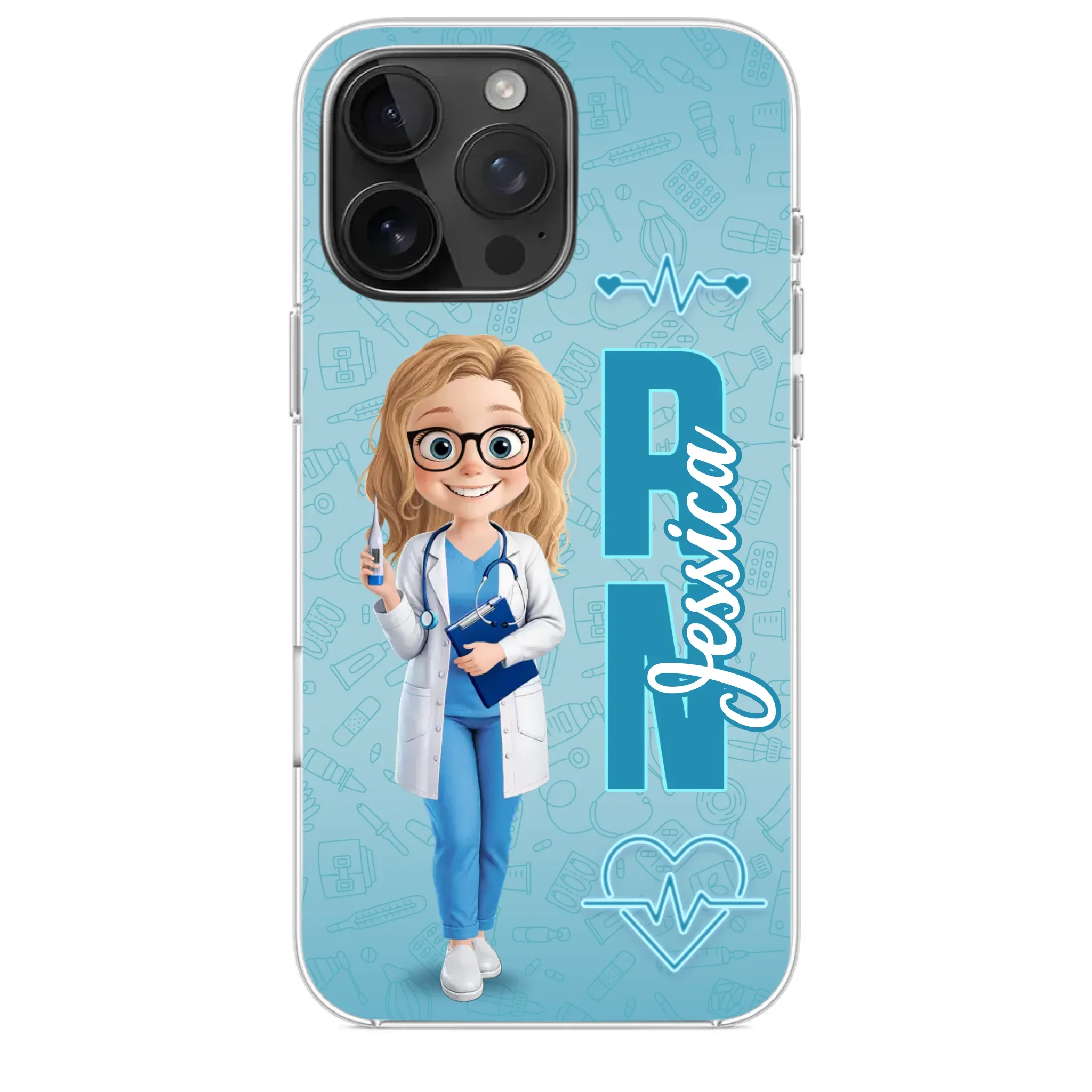 Not Just A Job, It's A Mission - Nurse Personalized Custom Clear Phone Case - Appreciation, Thank You Gift, Nurse Life, Doctor Life