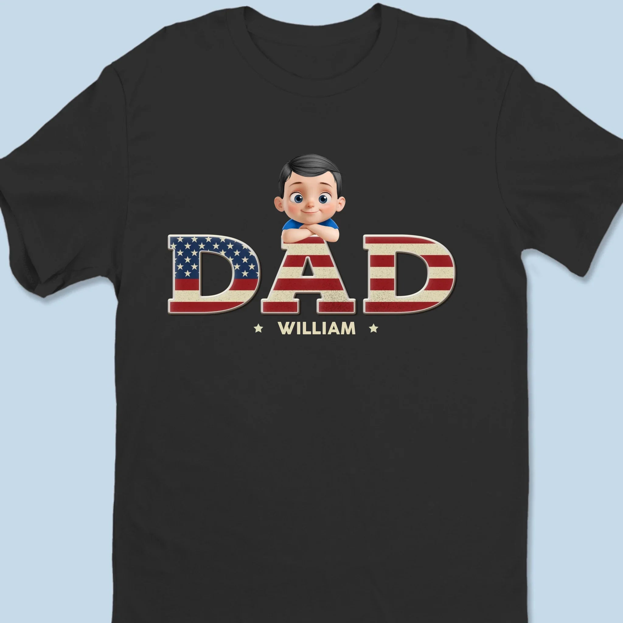 Deerly Loved By The Whole Gang - Family Personalized Custom Unisex T-shirt, Premium T-shirt, Hoodie - Father's Day, Gift For Dad