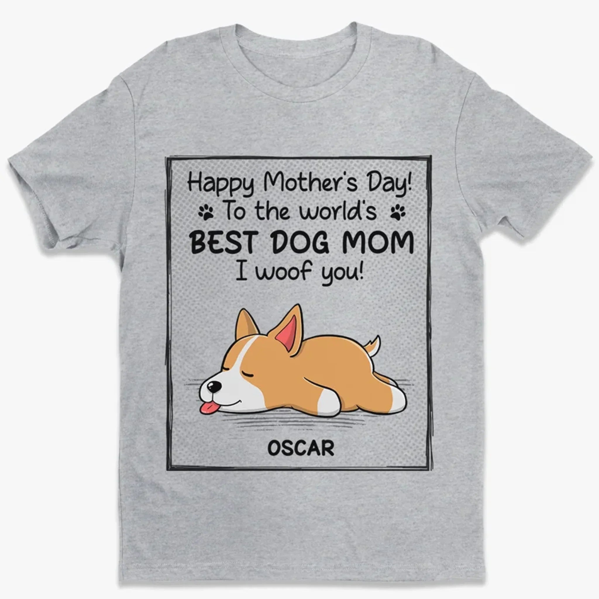 To The World's Best Dog Mom - Dog Personalized Custom Unisex T-shirt, Hoodie, Sweatshirt - Mother's Day, Father's Day, Gift For Pet Owners, Pet Lovers