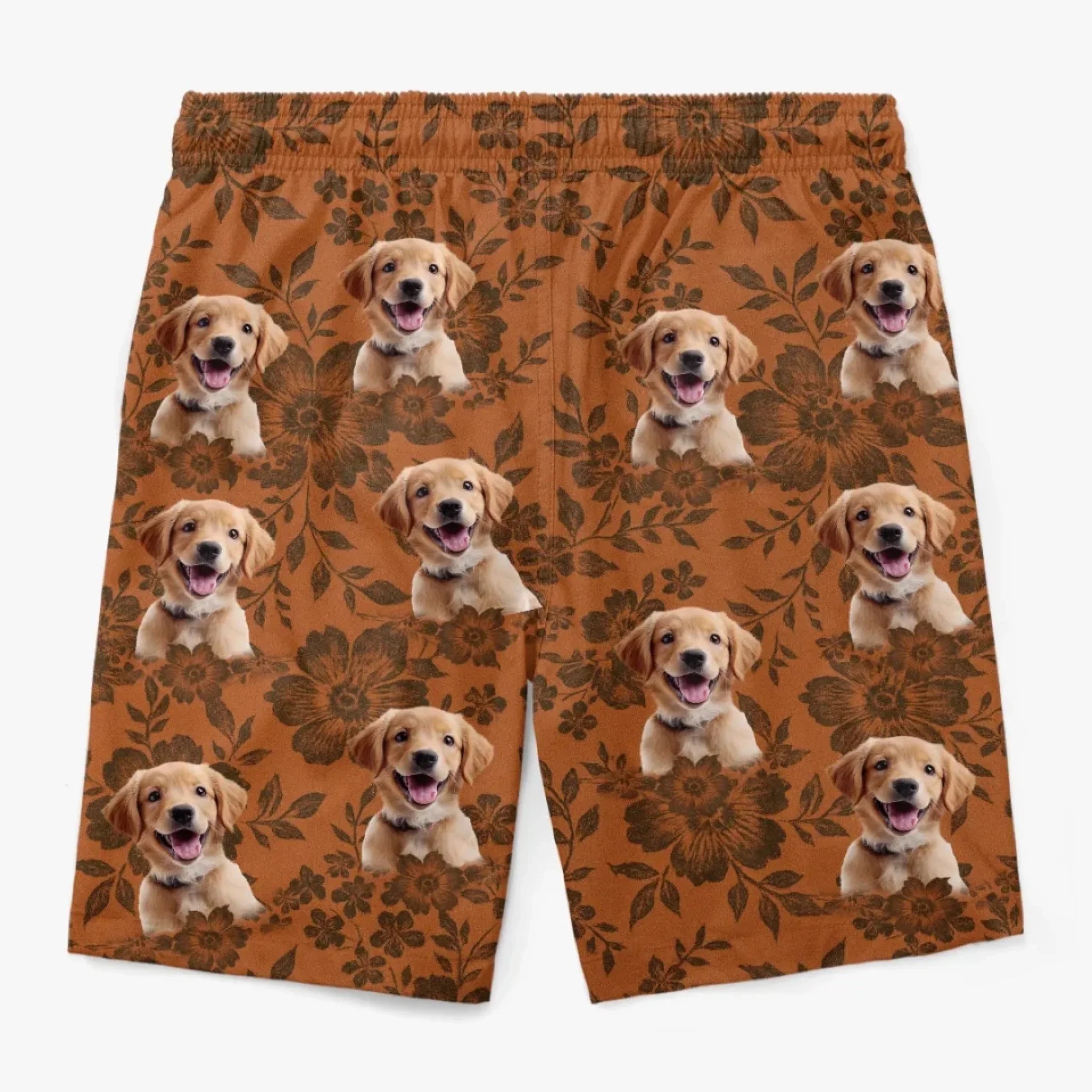 Custom Photo Sandy Paws & Aloha Days - Dog & Cat Personalized Custom Tropical Hawaiian Aloha Men Beach Shorts - Summer Vacation Gift For Pet Owners, Pet Lovers