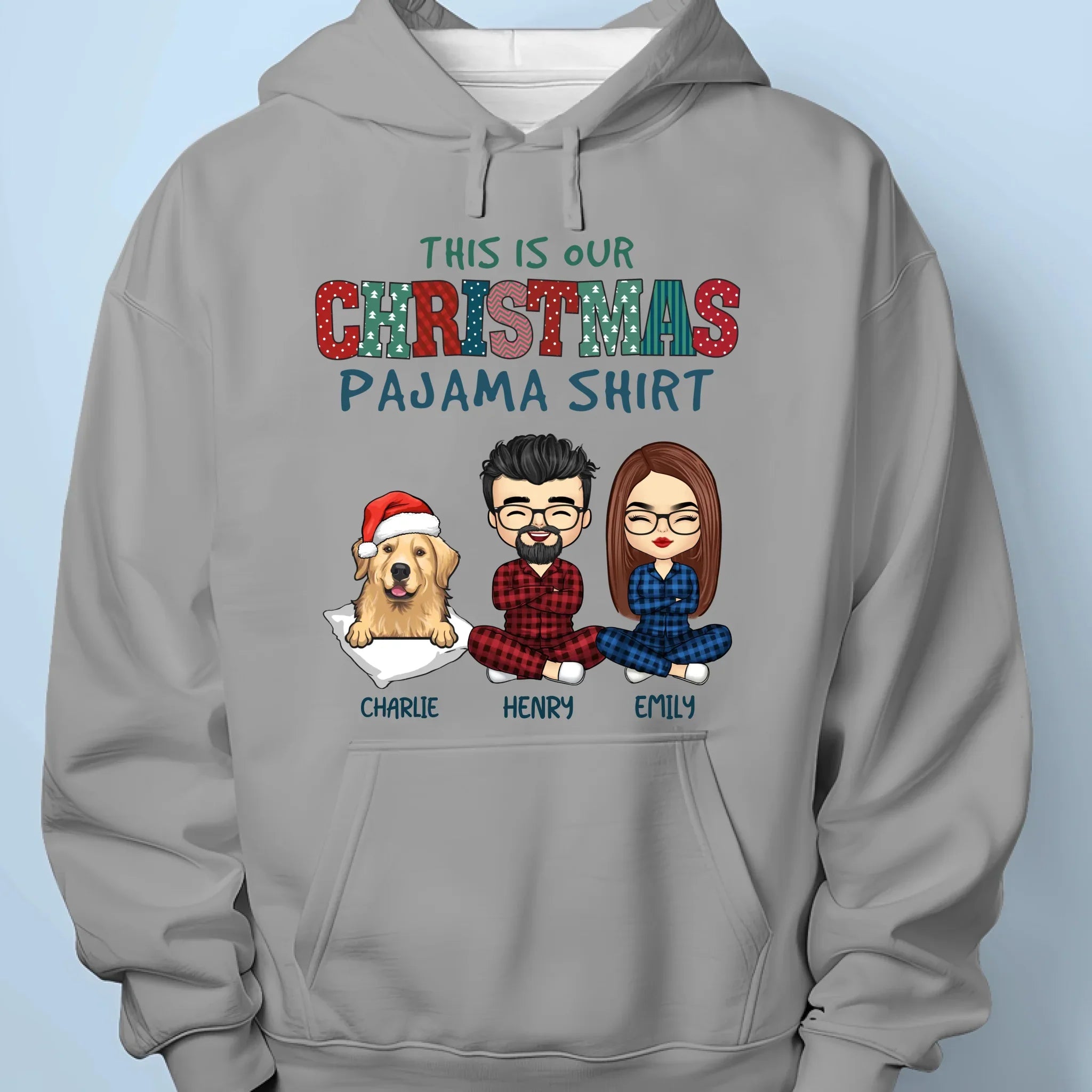 Paw-Sitive Vibes This Christmas - Dog & Cat Personalized Custom Unisex T-shirt, Premium T-shirt, Hoodie - Christmas Gift For Pet Owners, Pet Lovers
