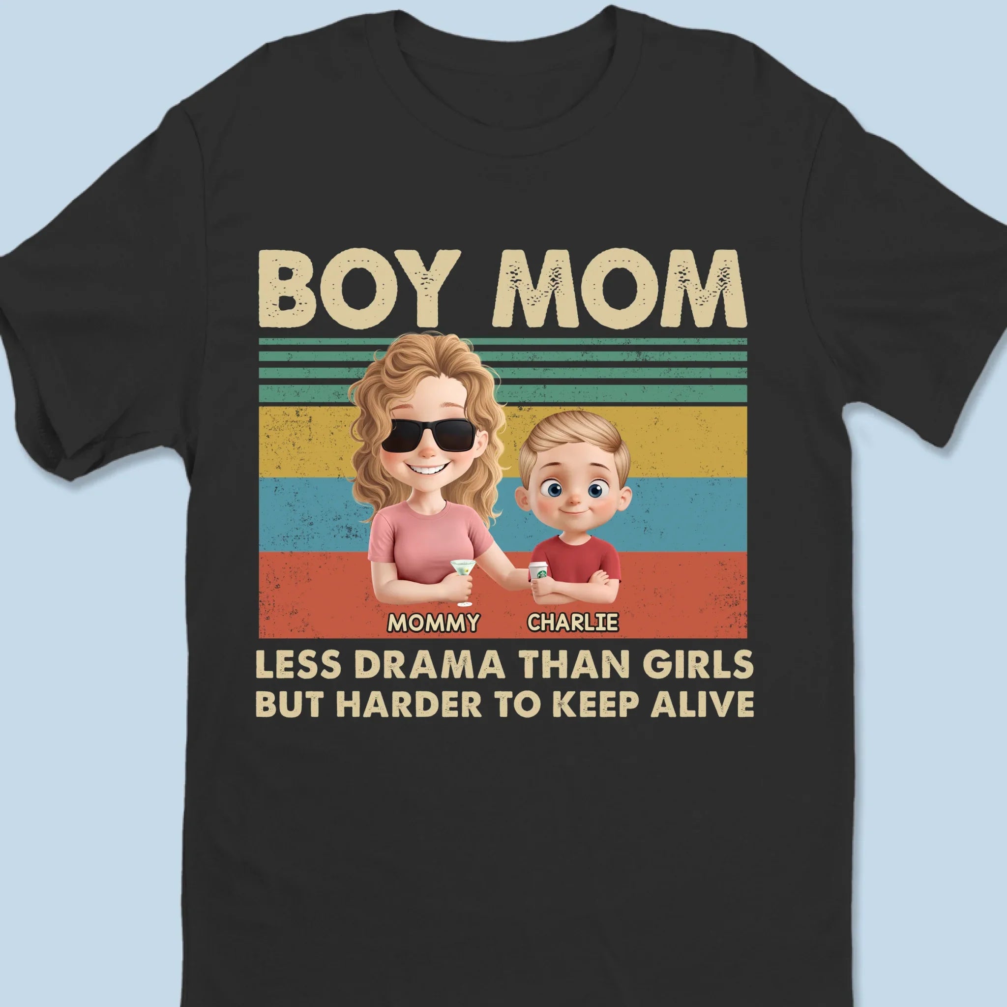 I’m Ready With More, Just Say The Word - Family Personalized Custom Unisex T-shirt, Premium T-shirt, Hoodie - Mother's Day, Gift For Mom