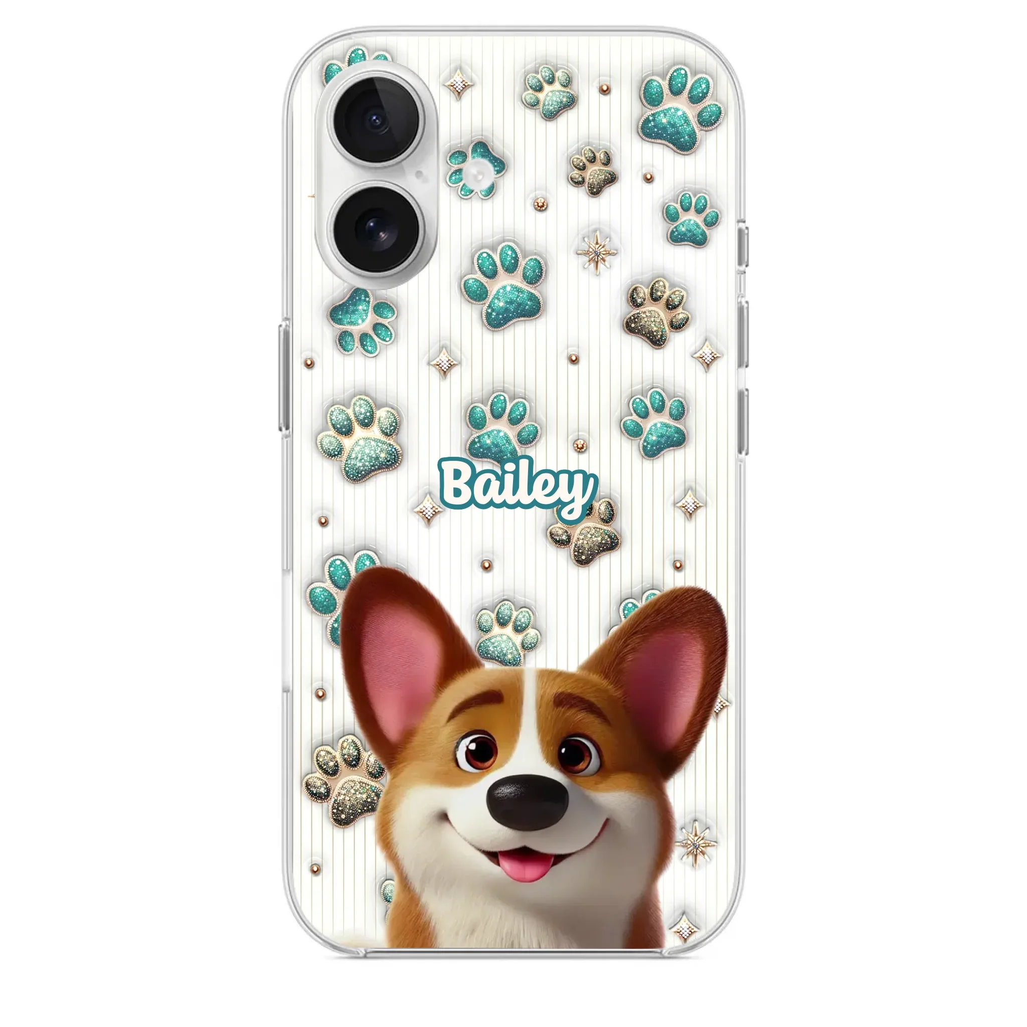 Where There’s A Dog, There’s A Way - Dog Personalized Custom 3D Inflated Effect Printed Clear Phone Case - Gift For Pet Owners, Pet Lover