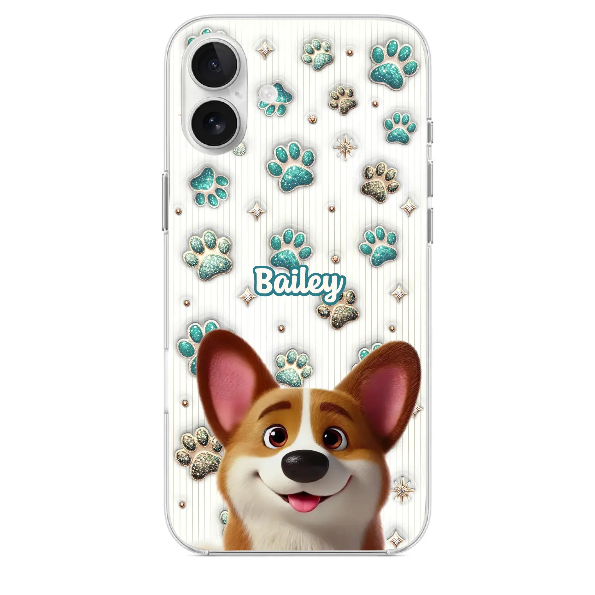 Where There’s A Dog, There’s A Way - Dog Personalized Custom 3D Inflated Effect Printed Clear Phone Case - Gift For Pet Owners, Pet Lover