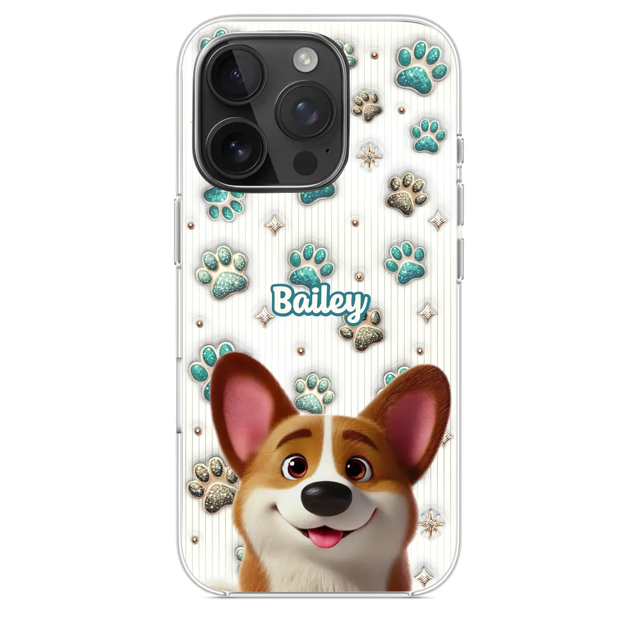 Where There’s A Dog, There’s A Way - Dog Personalized Custom 3D Inflated Effect Printed Clear Phone Case - Gift For Pet Owners, Pet Lover
