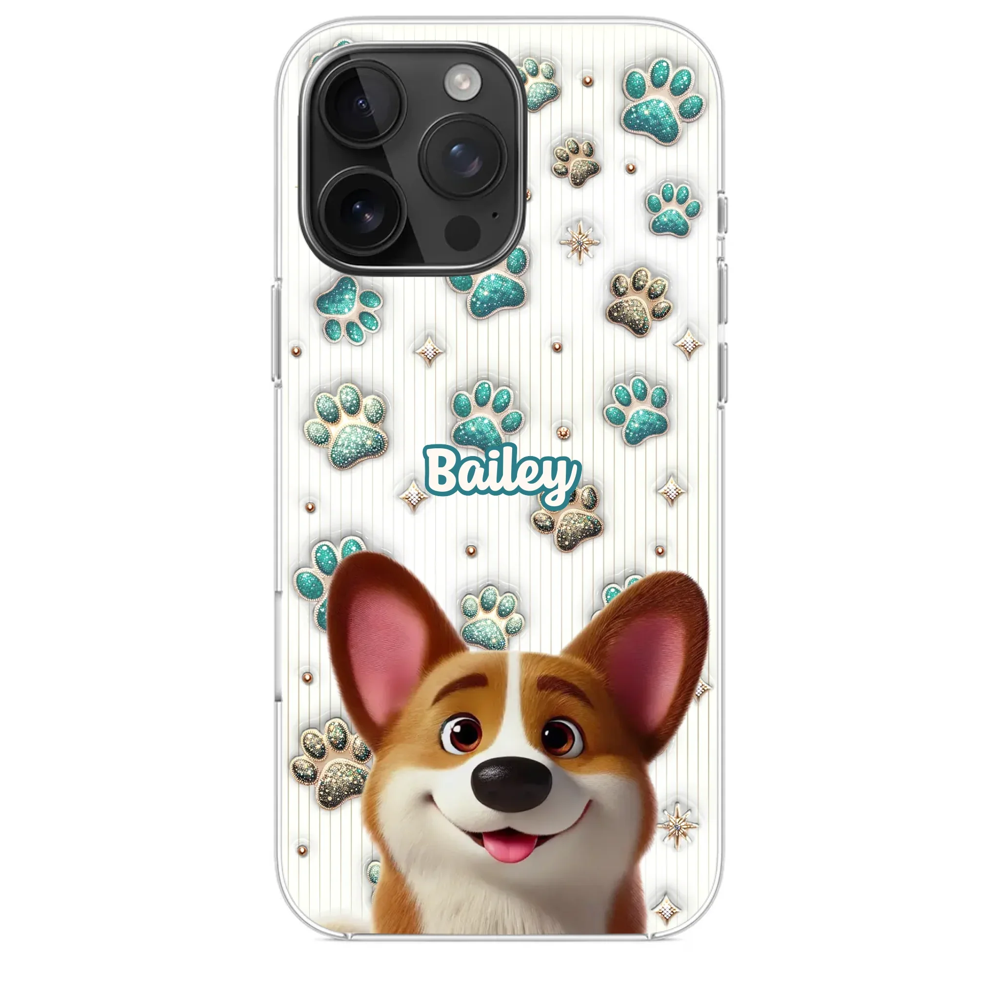 Where There’s A Dog, There’s A Way - Dog Personalized Custom 3D Inflated Effect Printed Clear Phone Case - Gift For Pet Owners, Pet Lover